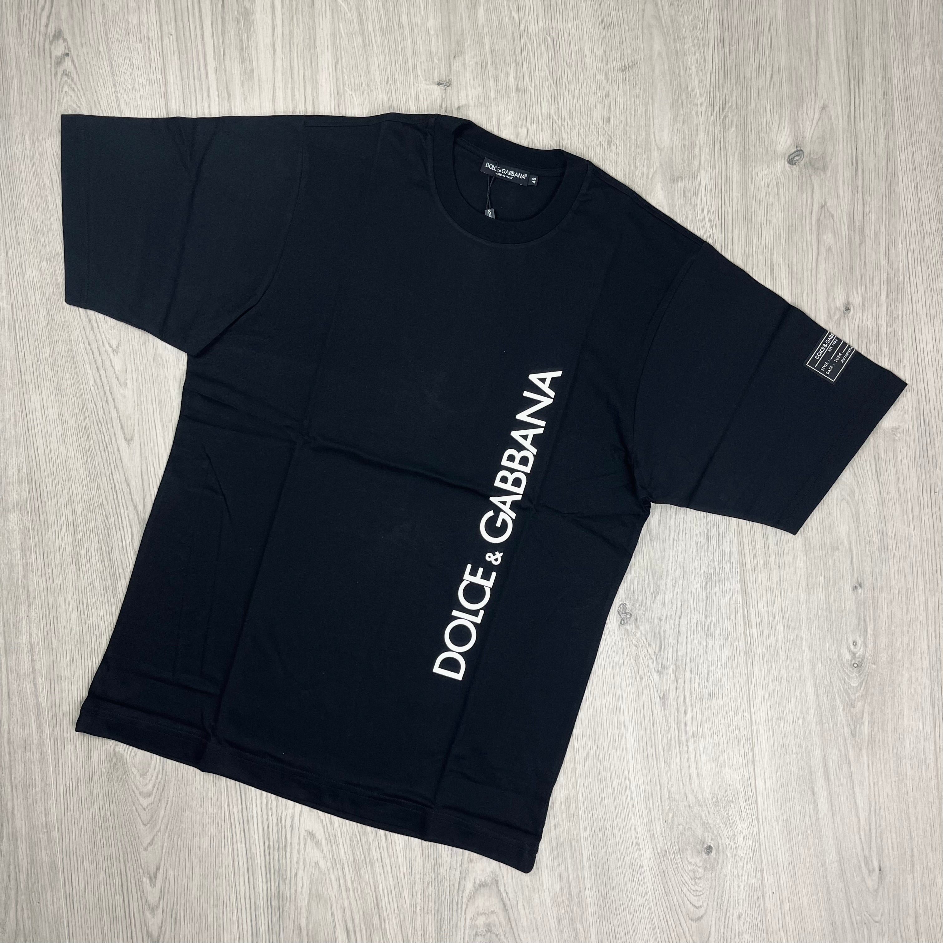 Dolce & Gabbana Oversized T-Shirt in Black. On sale at Open Attire.