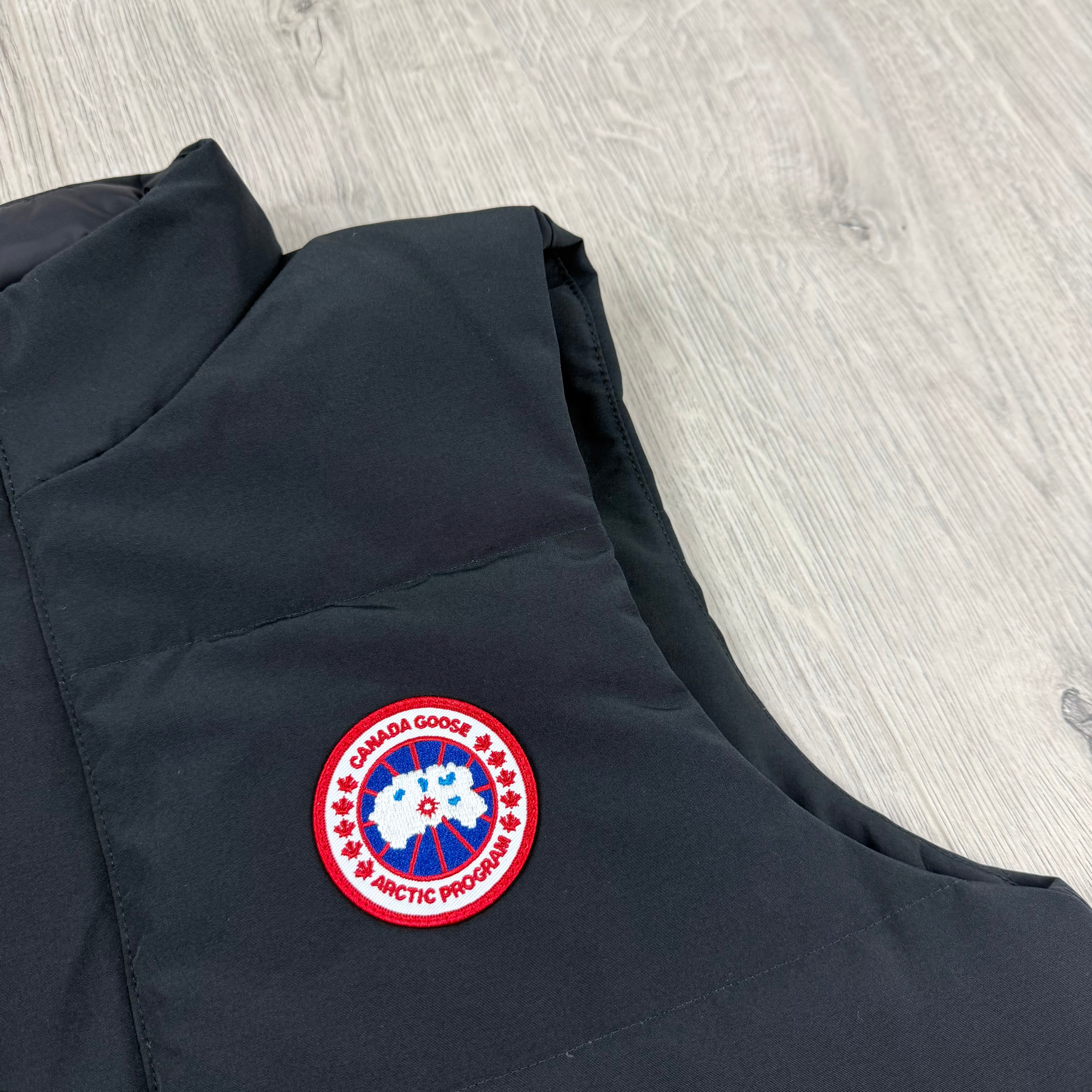 Men's Canada Goose Freestyle Crew Gilet in Black. On sale at Open Attire.
