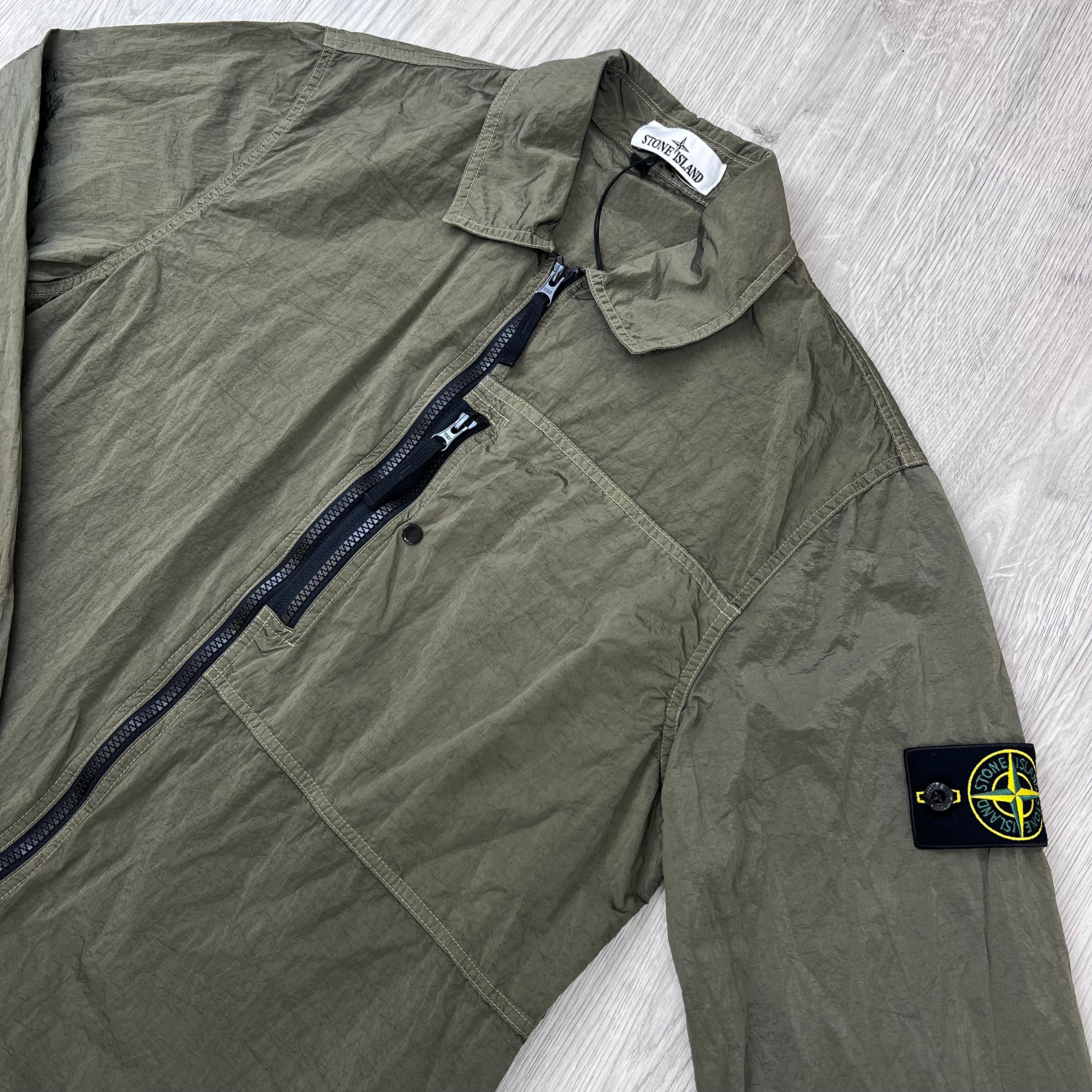 Stone Island Metal Overshirt - Military