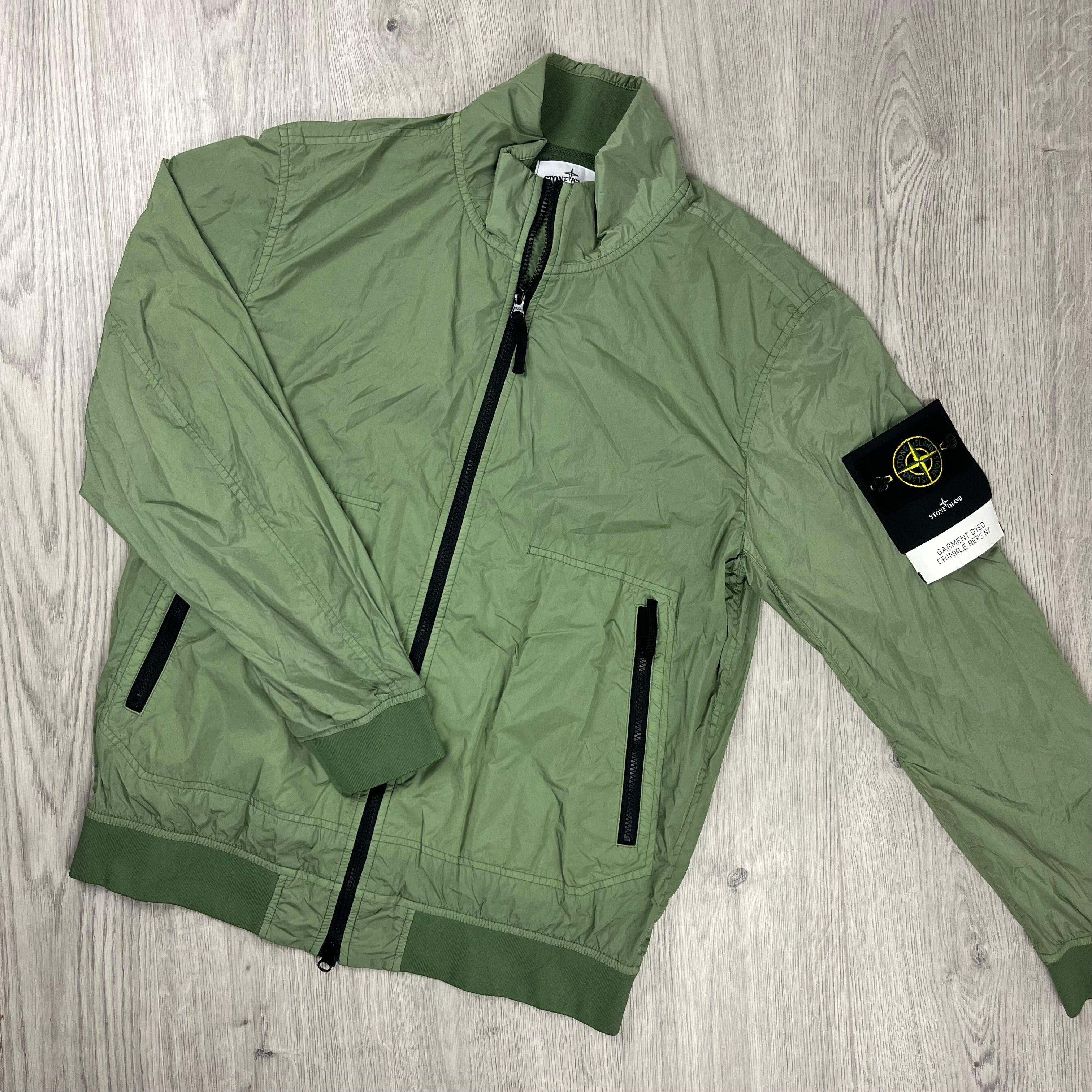 Stone Island Crinkle Reps Jacket - Sage Green