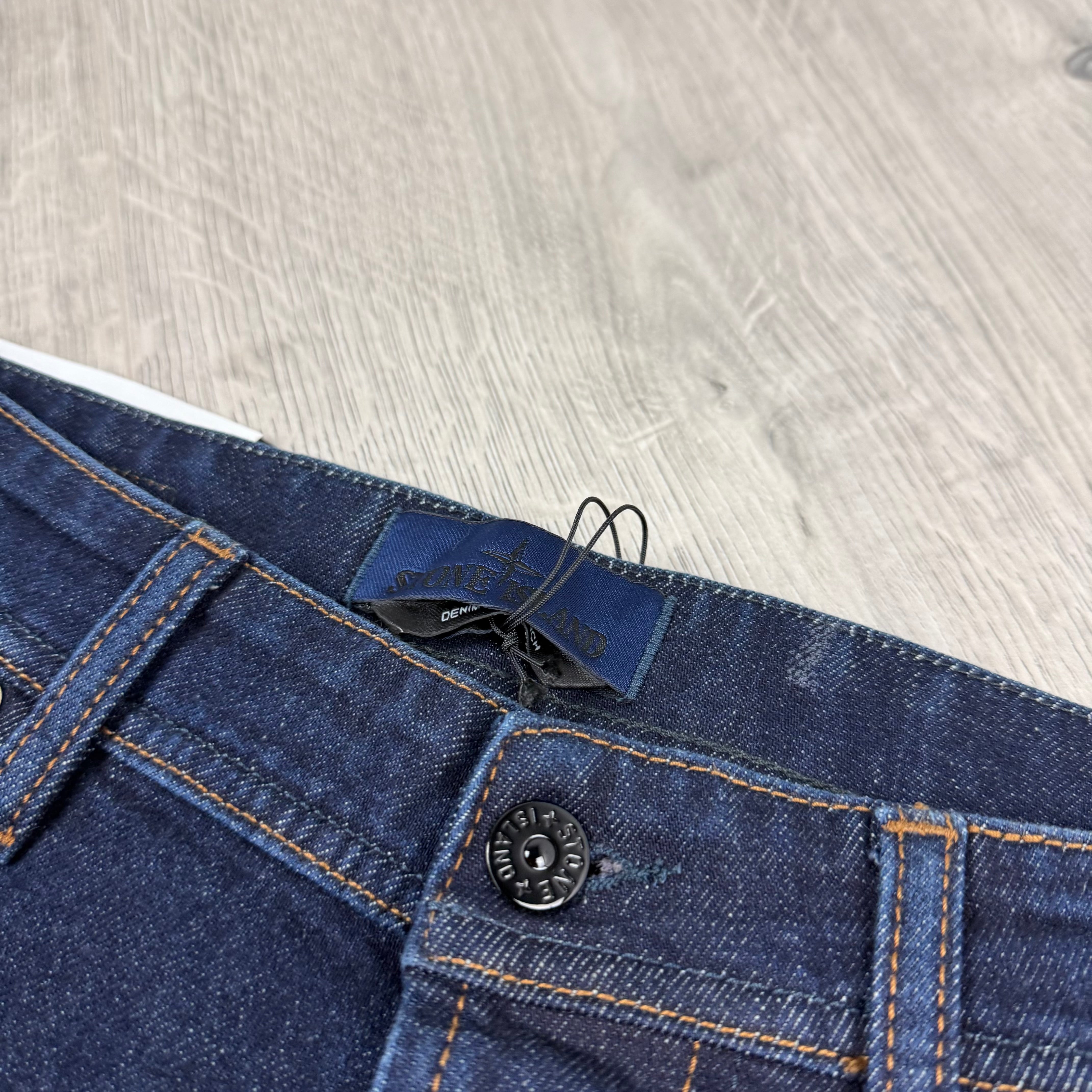 Stone Island Slim Denim Jeans - Blue