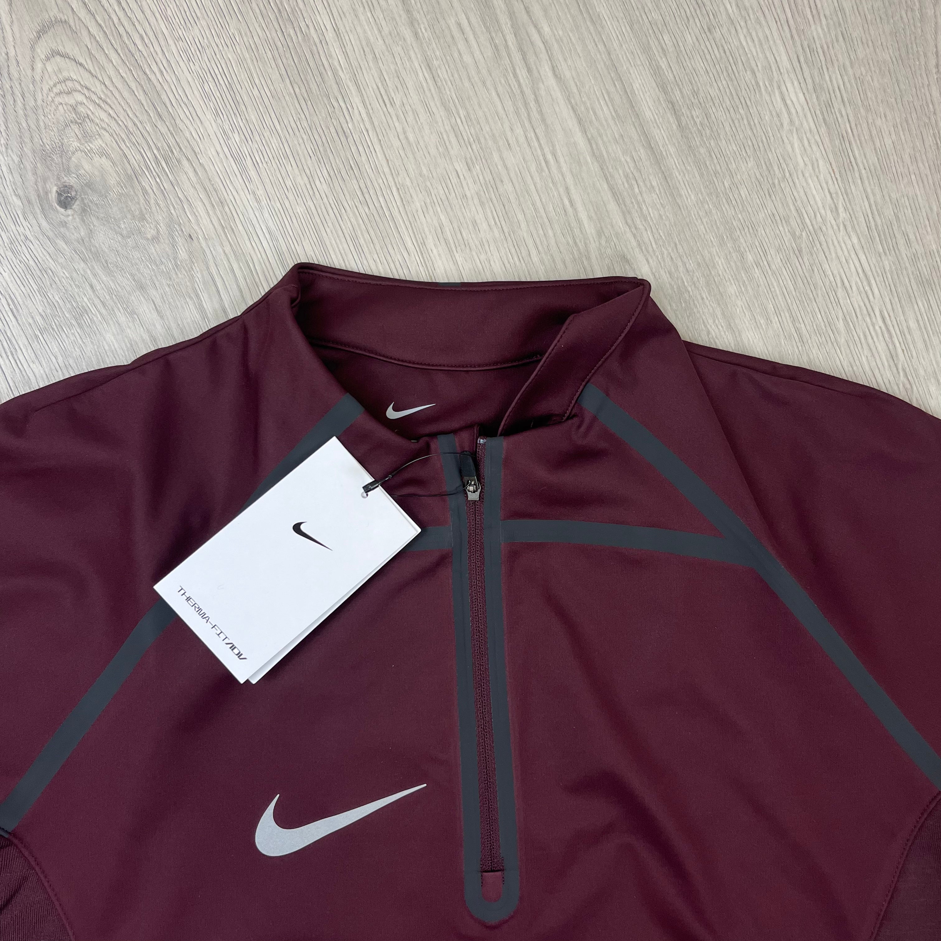 Nike Dri-Fit Drill Top - Maroon