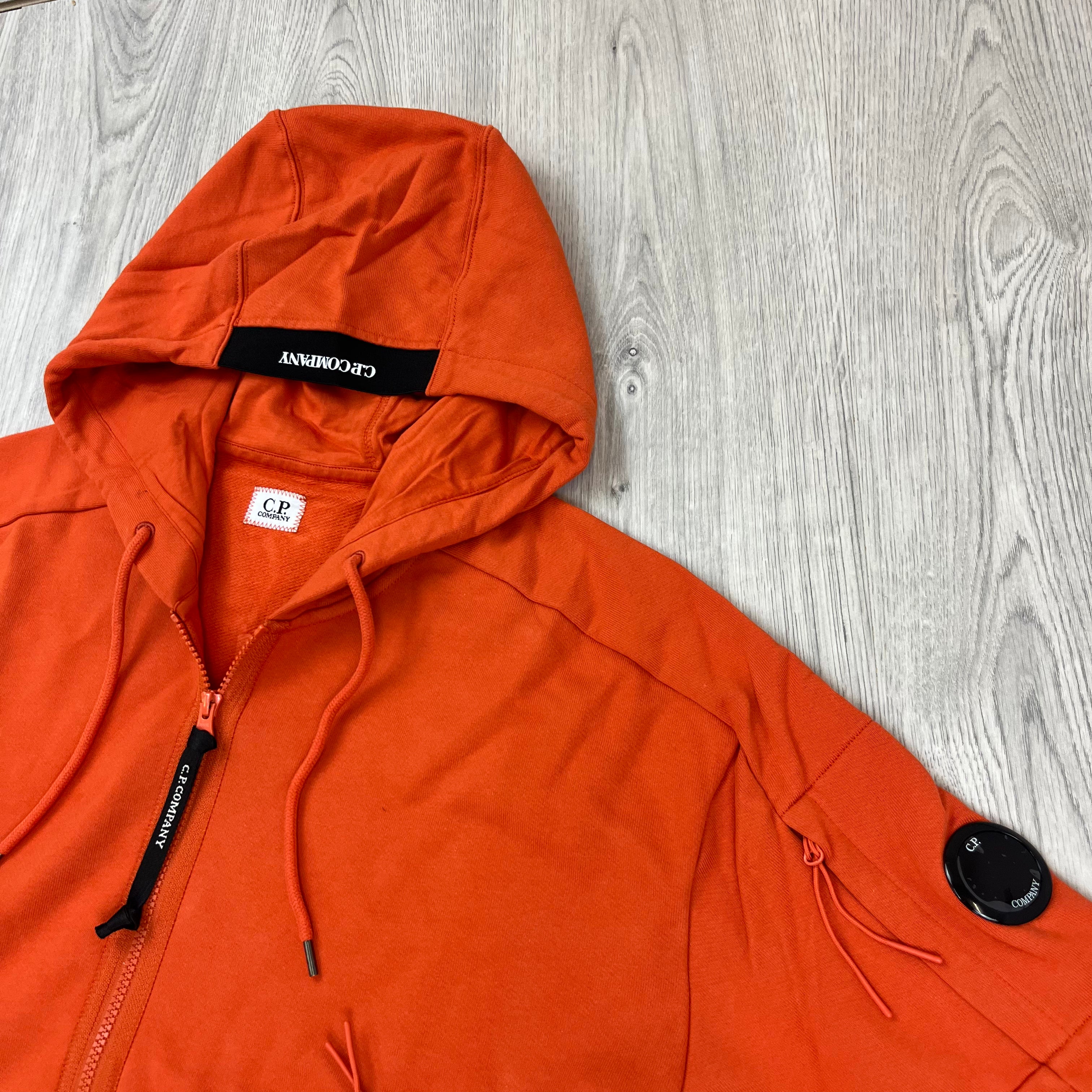 CP Company Zip Hoodie - Pumpkin