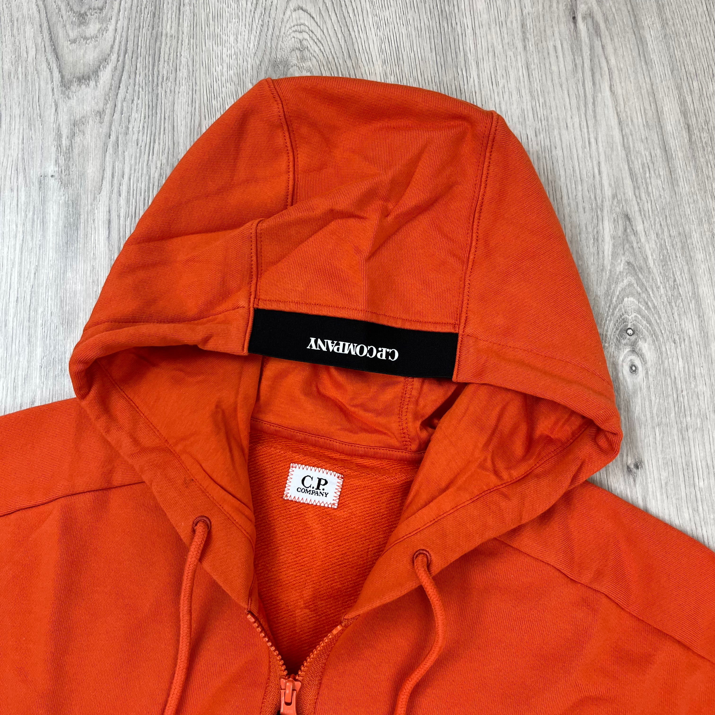 CP Company Zip Hoodie - Pumpkin