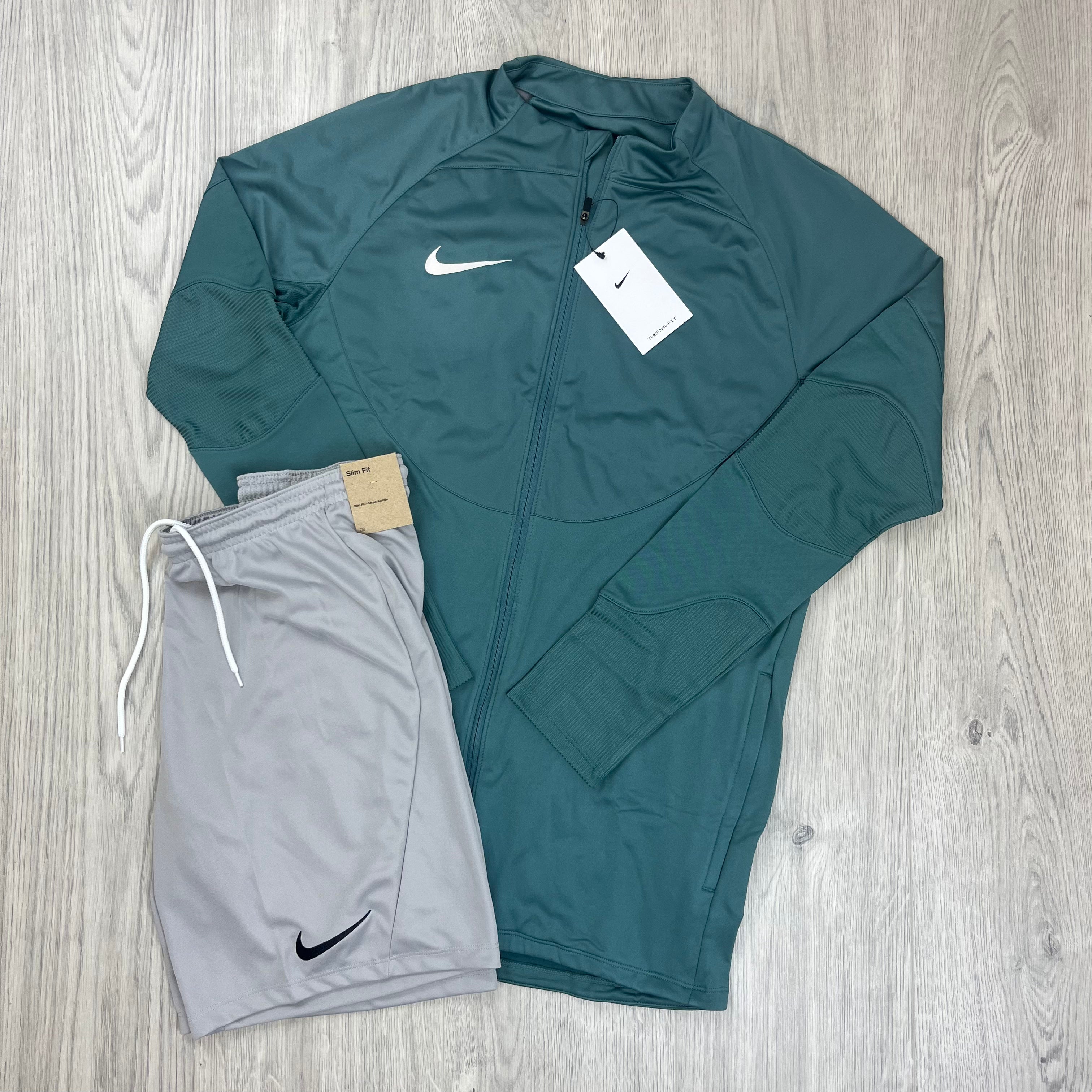 Nike Dri-Fit Tracksuit - Teal/Grey