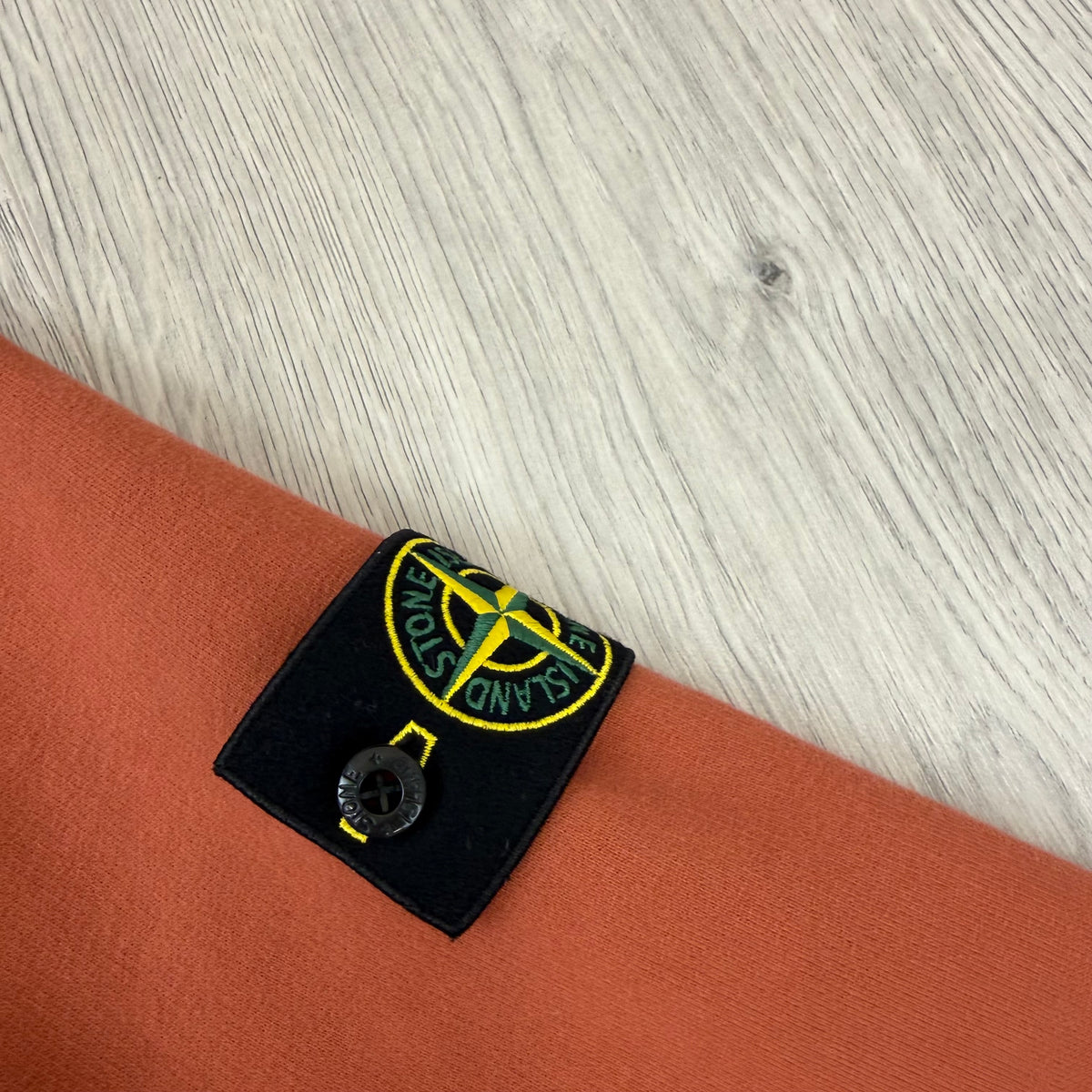 Stone Island Dyed Hoodie - Brick Red