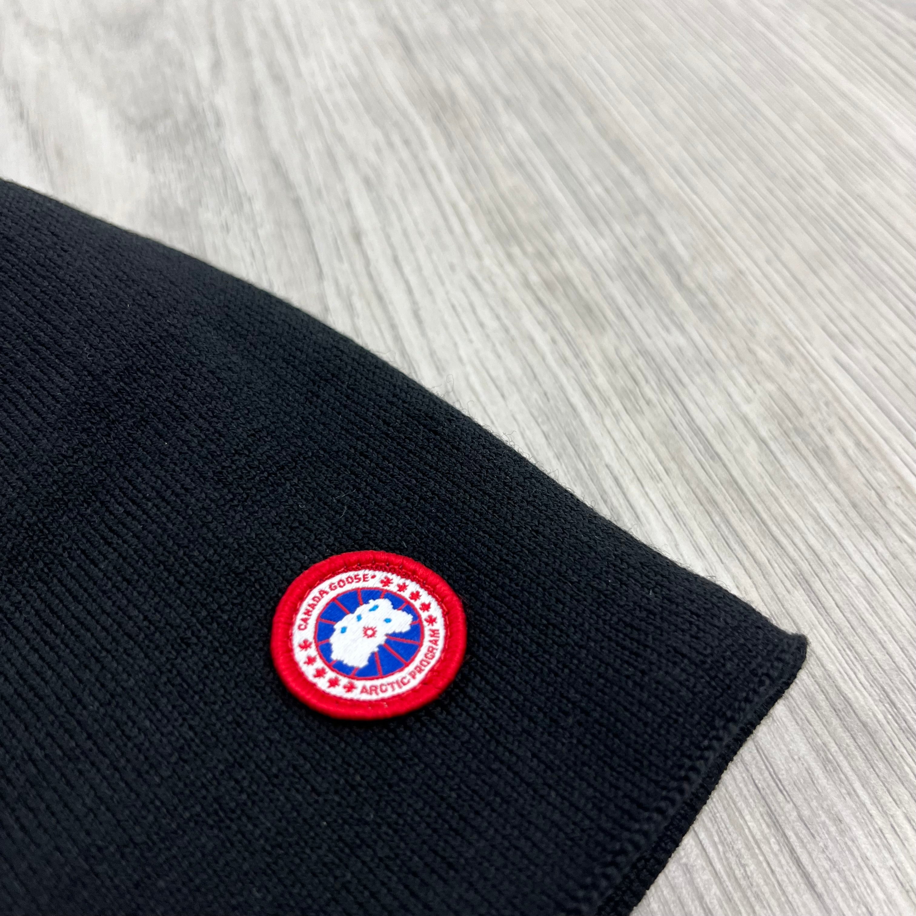 Men's Canada Goose Toque in Black. On sale at Open Attire.