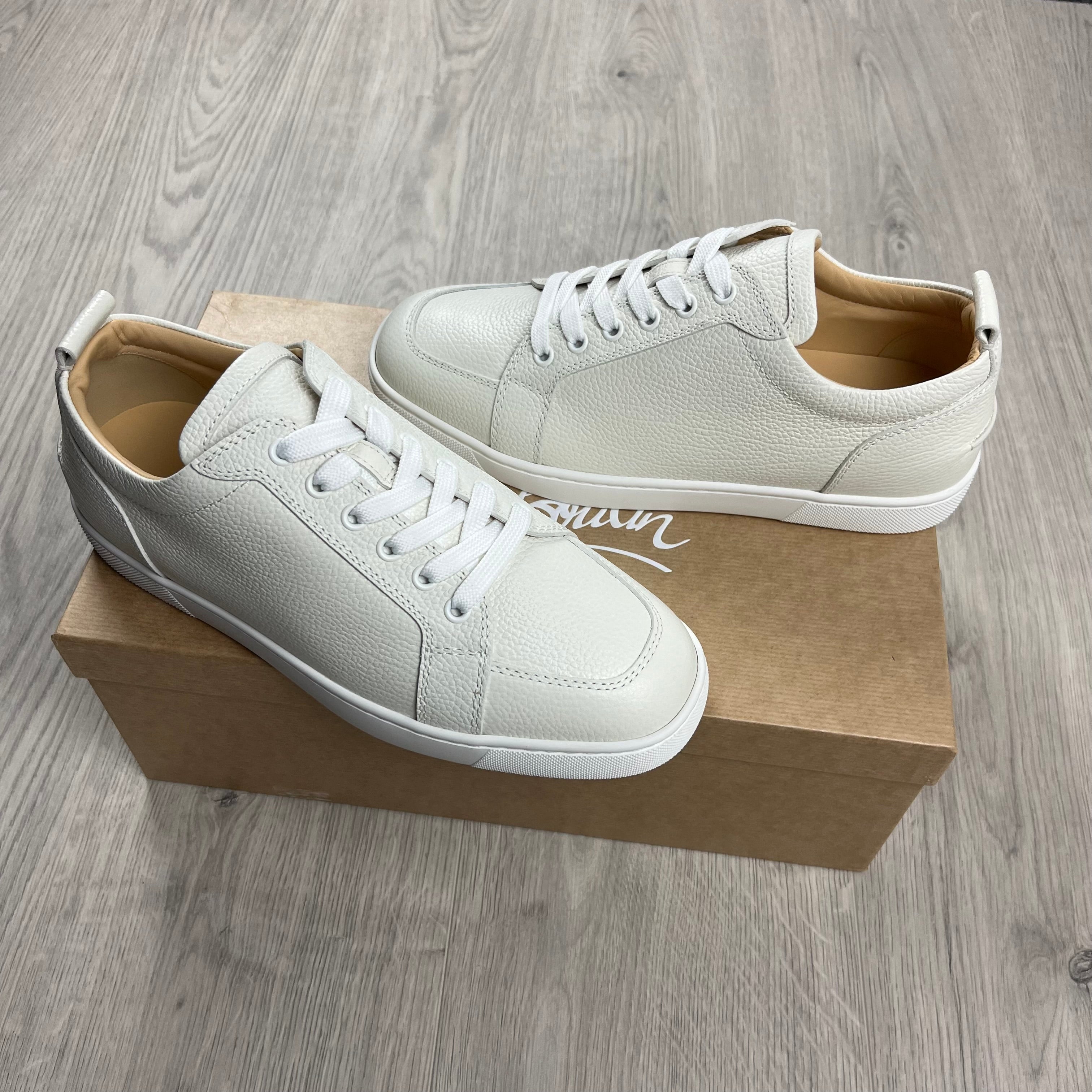 Christian Louboutin Rantulow Sneakers in White. On sale at Open Attire.