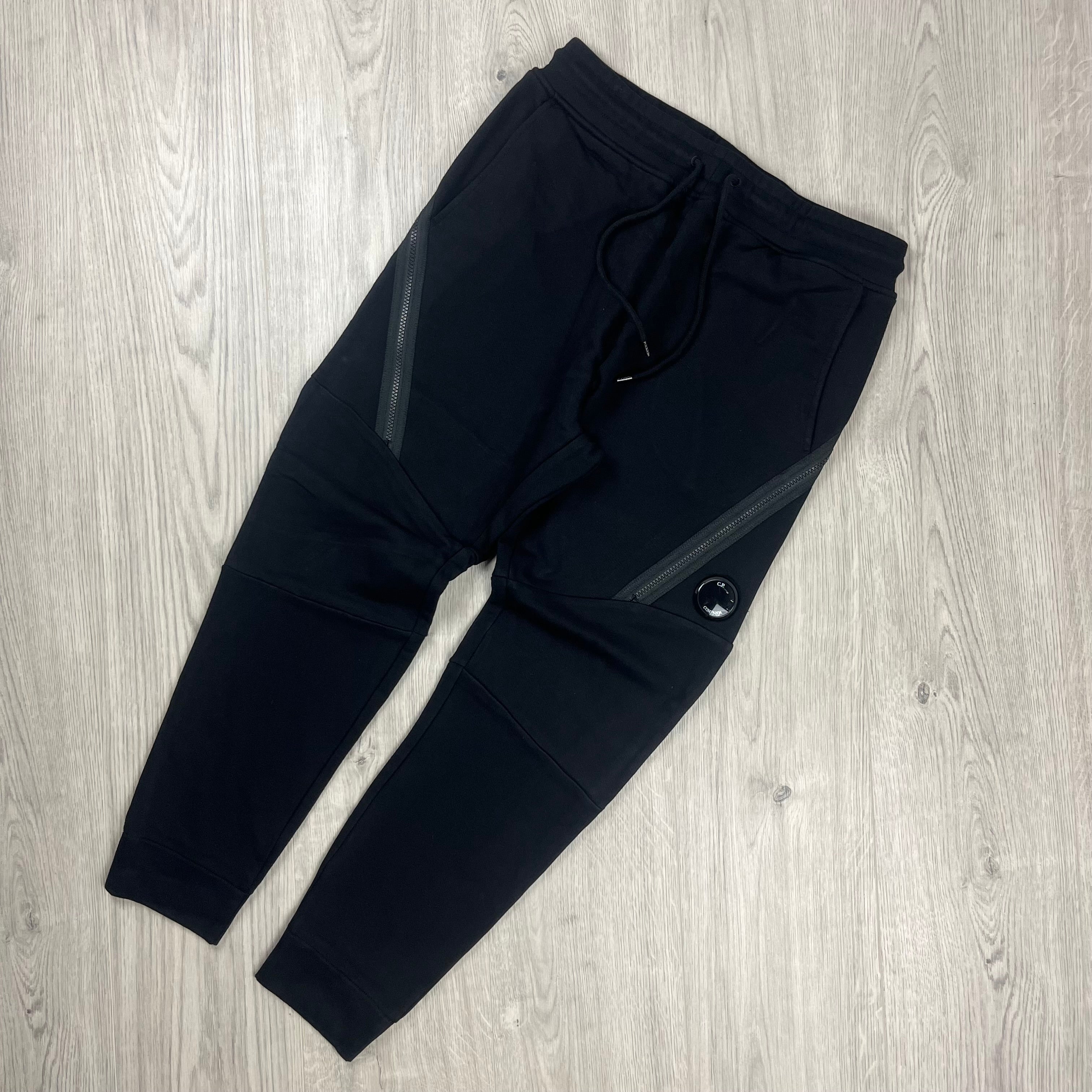 CP Company Sweatpants in Black. On sale at Open Attire.