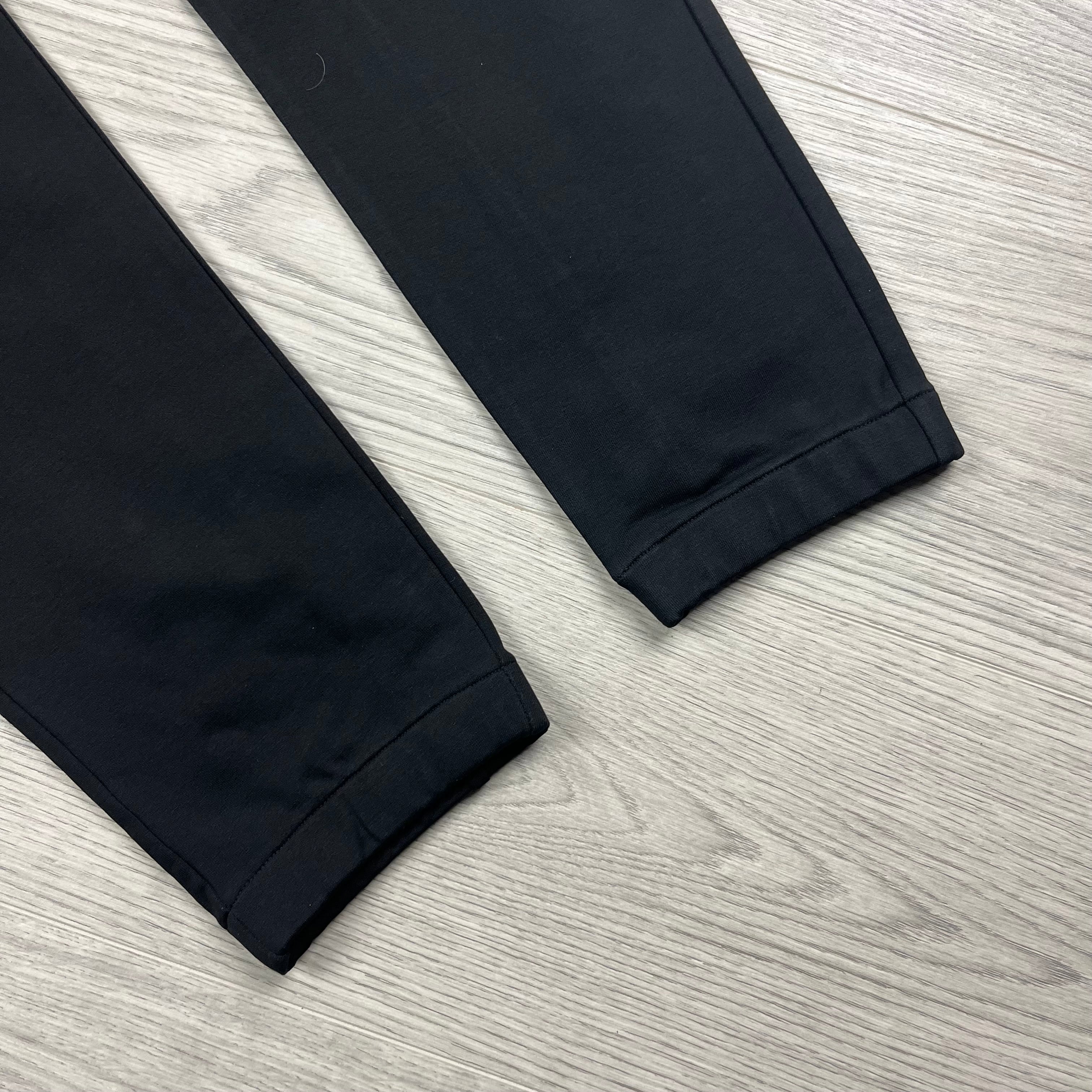 CP Company Metropolis Series Stretch Fleece Sweatpants in Black. On sale at Open Attire.