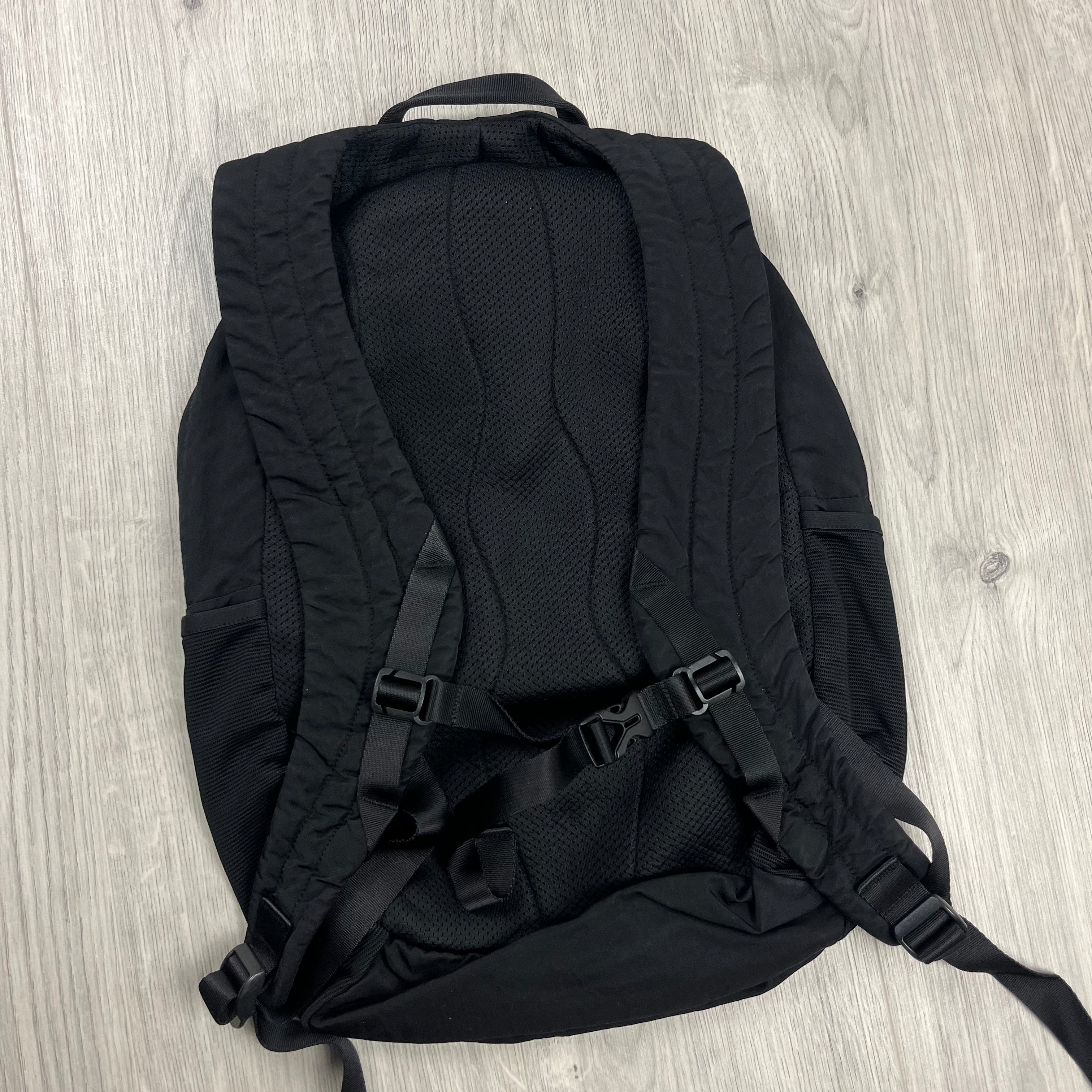 CP Company Nylon B Backpack in Black. On sale at Open Attire.