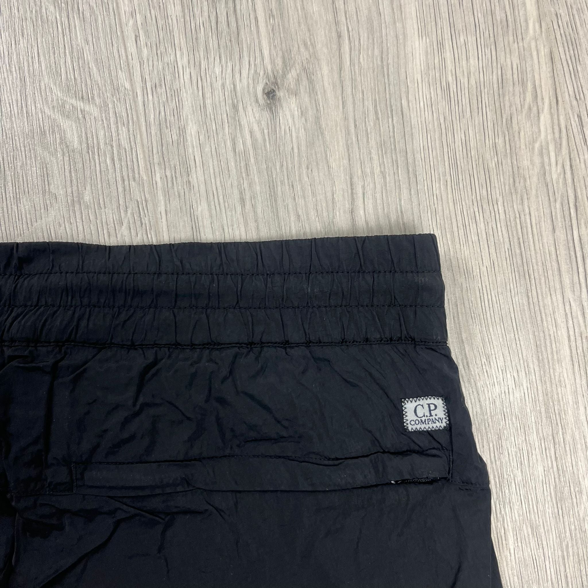 CP Company Chrome-R Track Pants in Black. On sale at Open Attire.