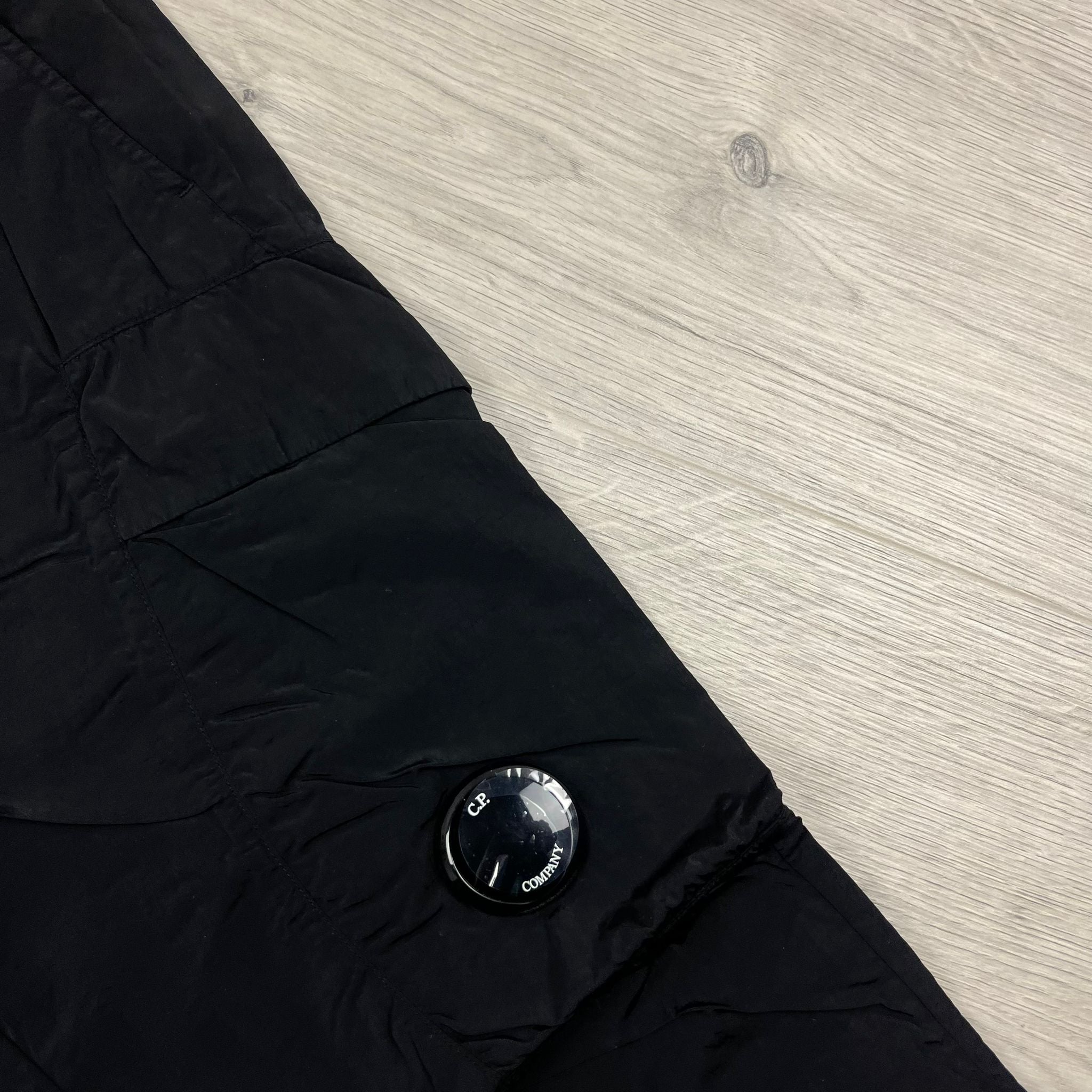 CP Company Chrome-R Track Pants in Black. On sale at Open Attire.