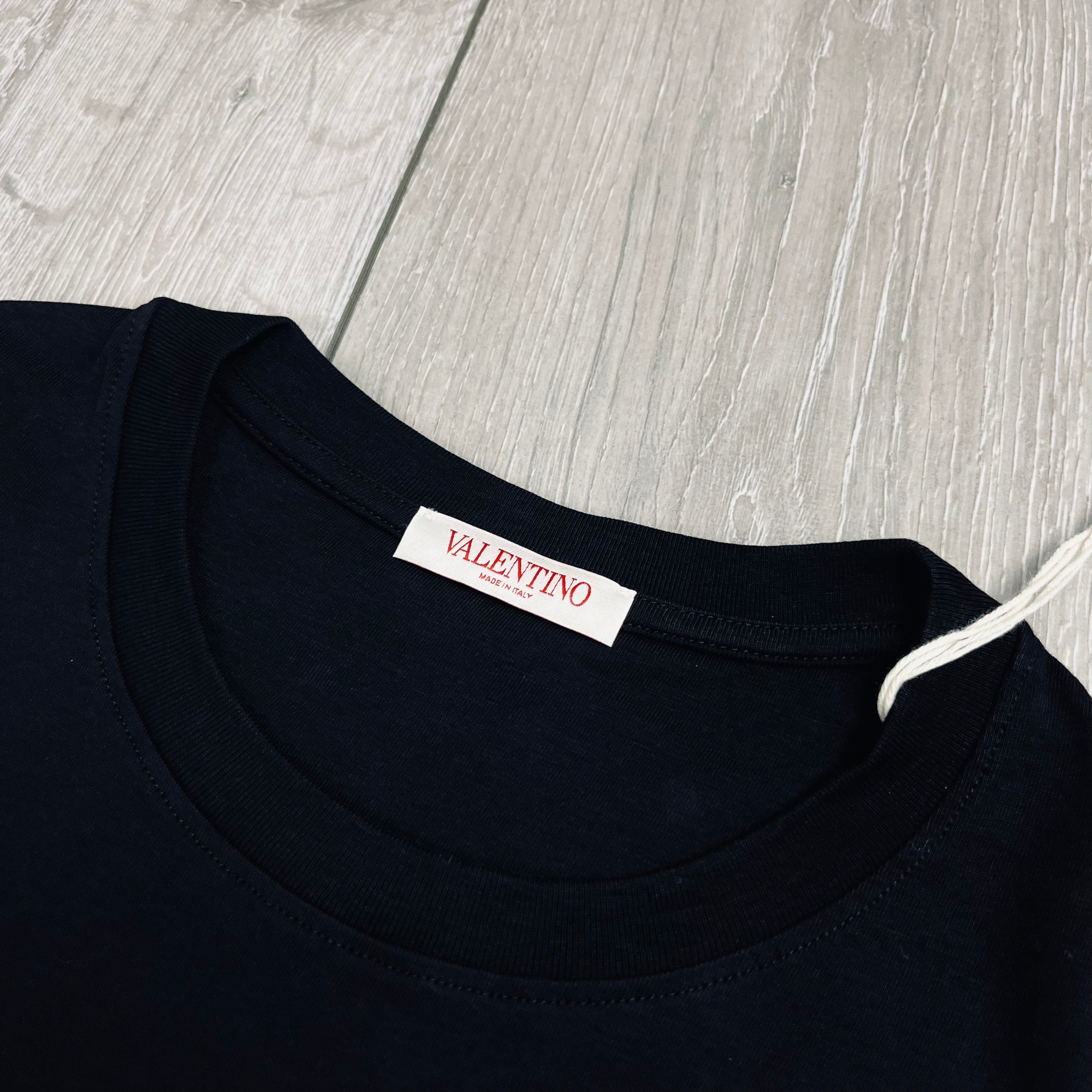 Valentino College T-Shirt - Black