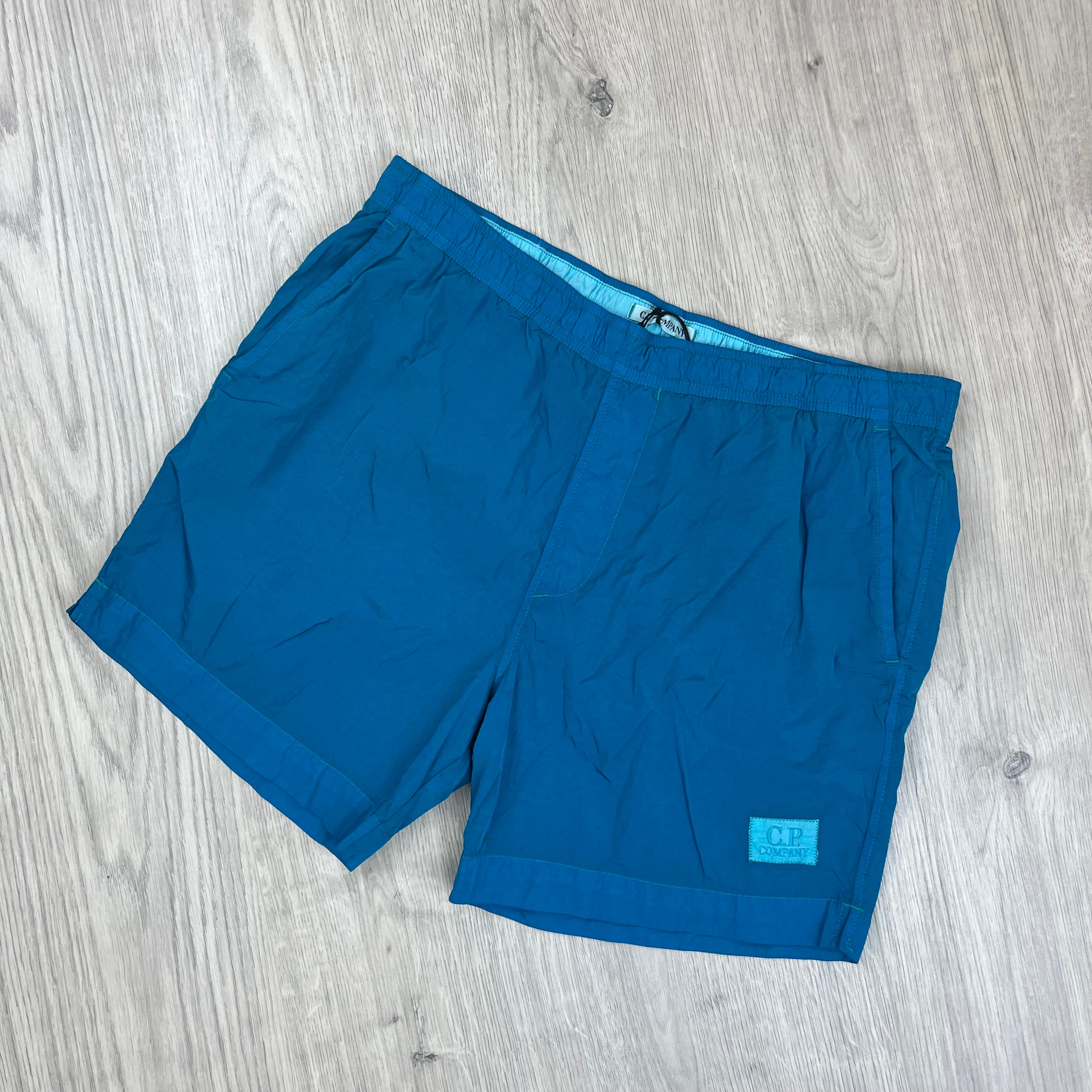 CP Company Chrome Swim Shorts - Tile Blue