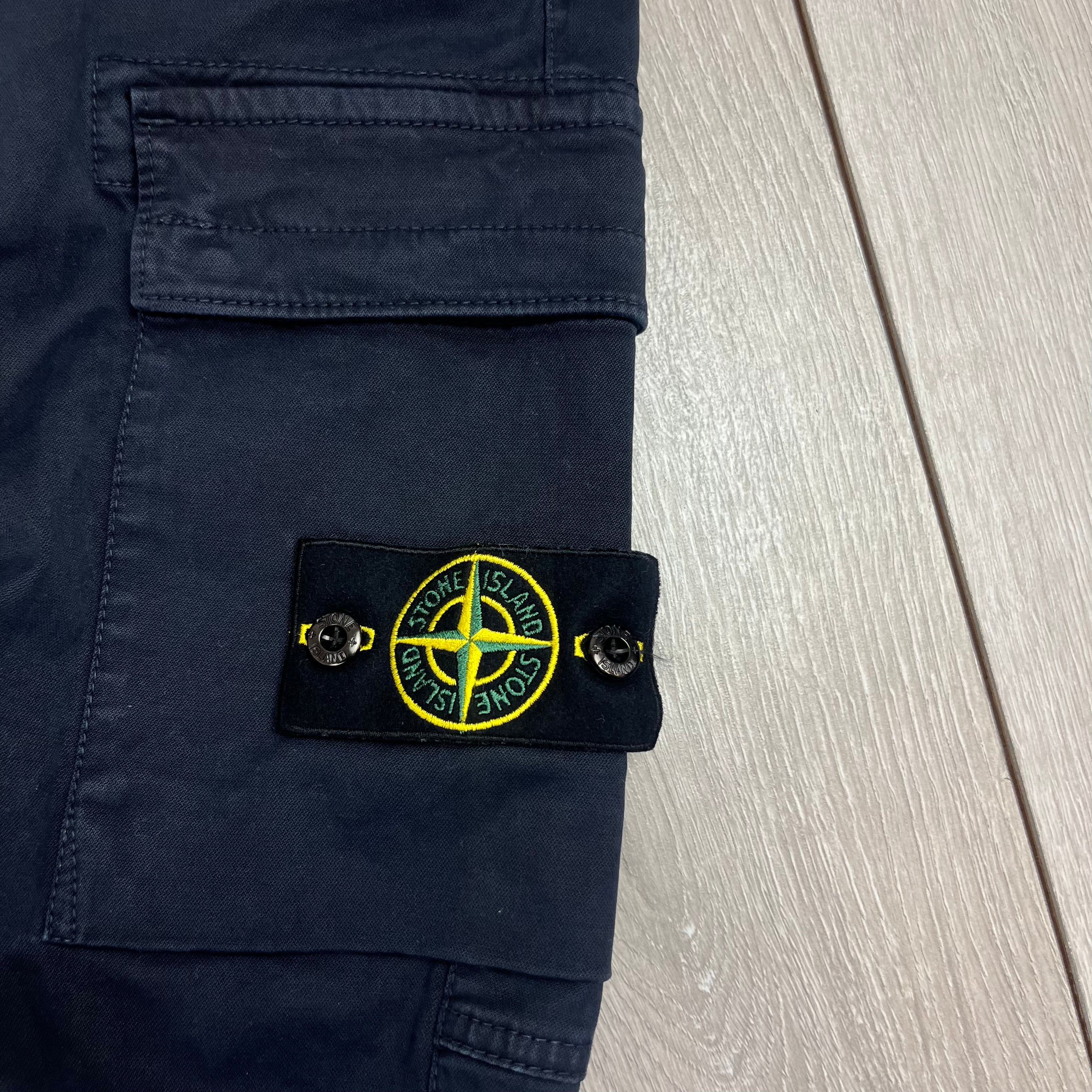 Stone Island Cargo Trousers - Navy