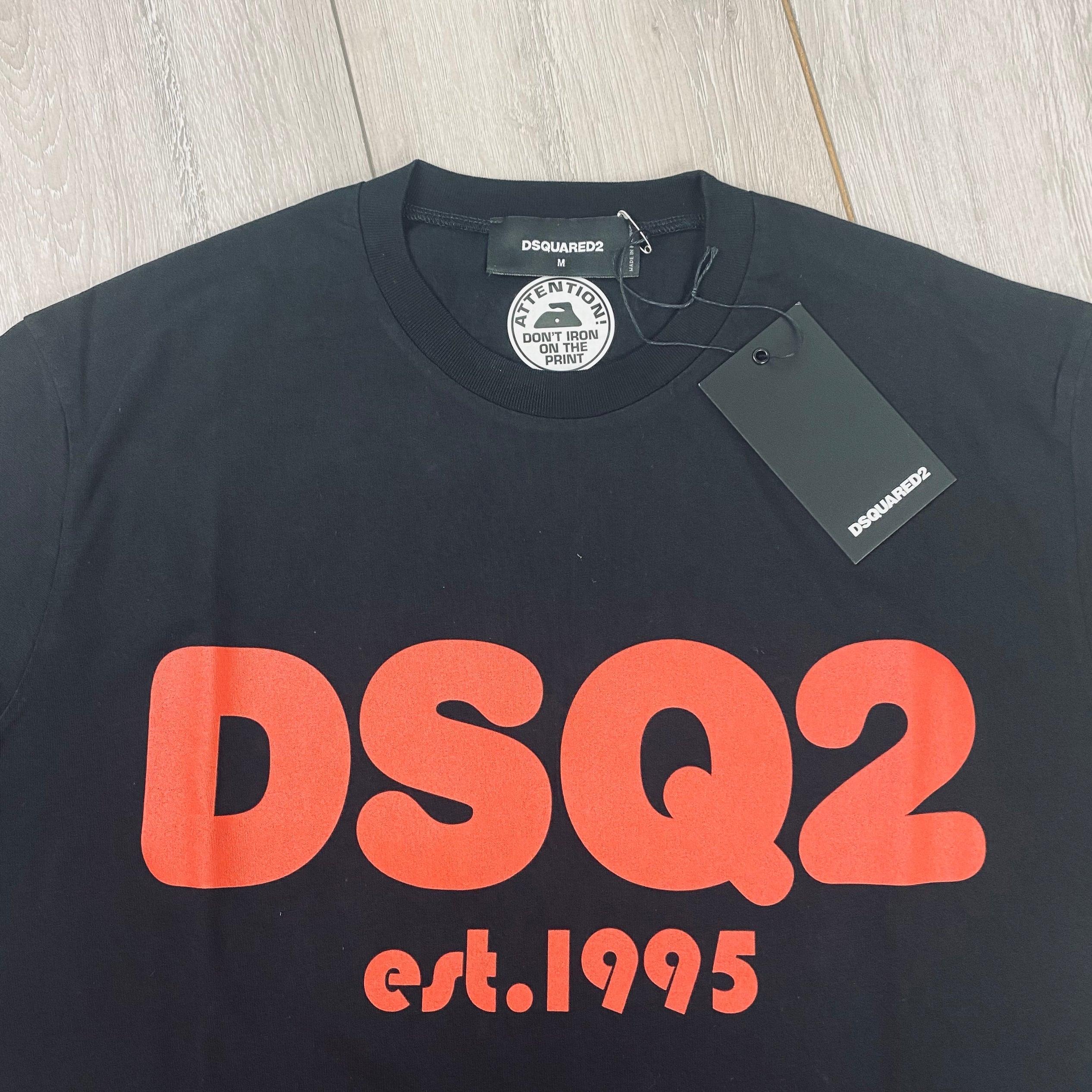 DSQUARED2 Printed T-Shirt - Black