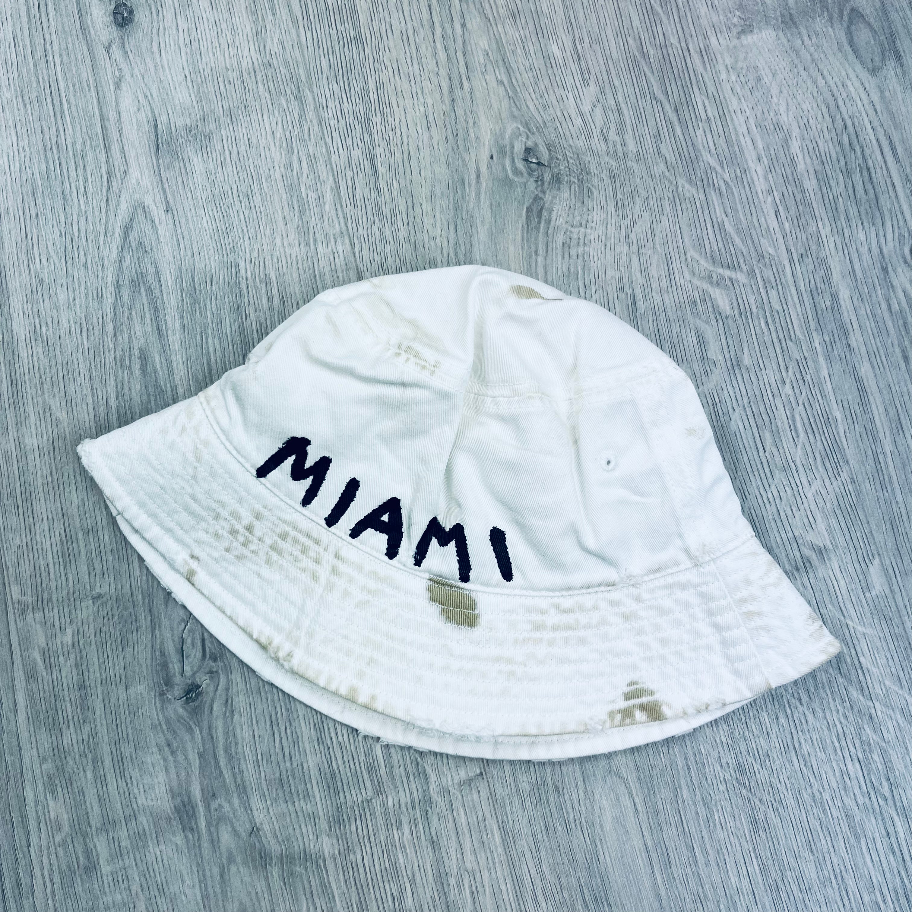 Palm Angels Bucket Hat - White