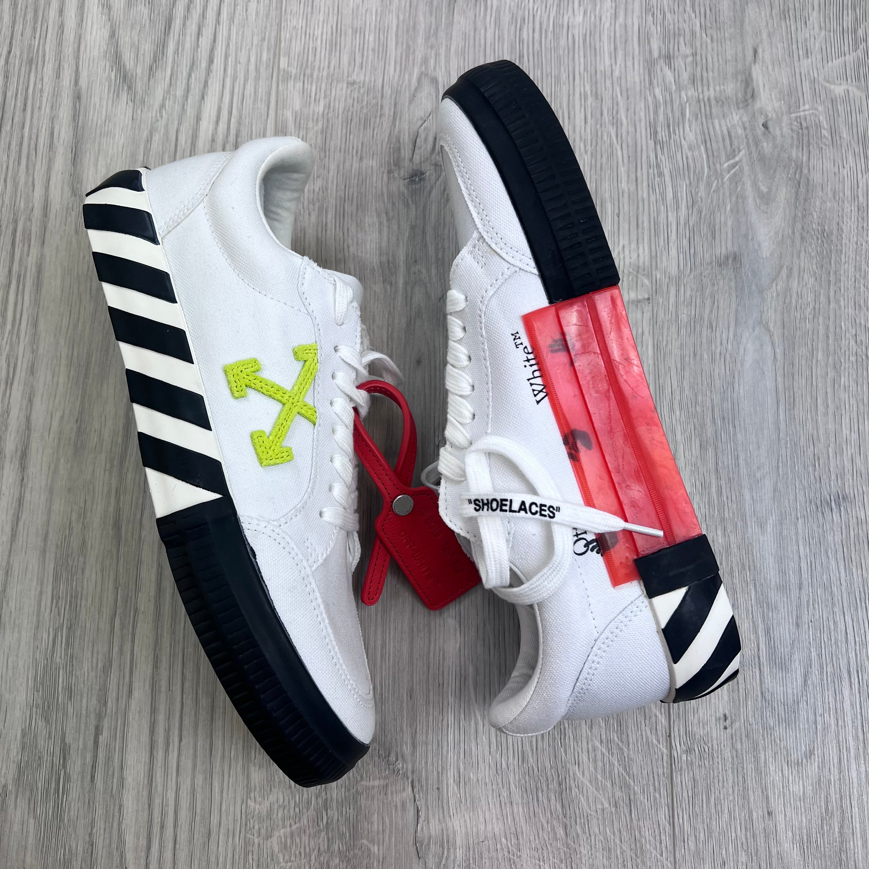 Off-White Canvas Sneakers - White