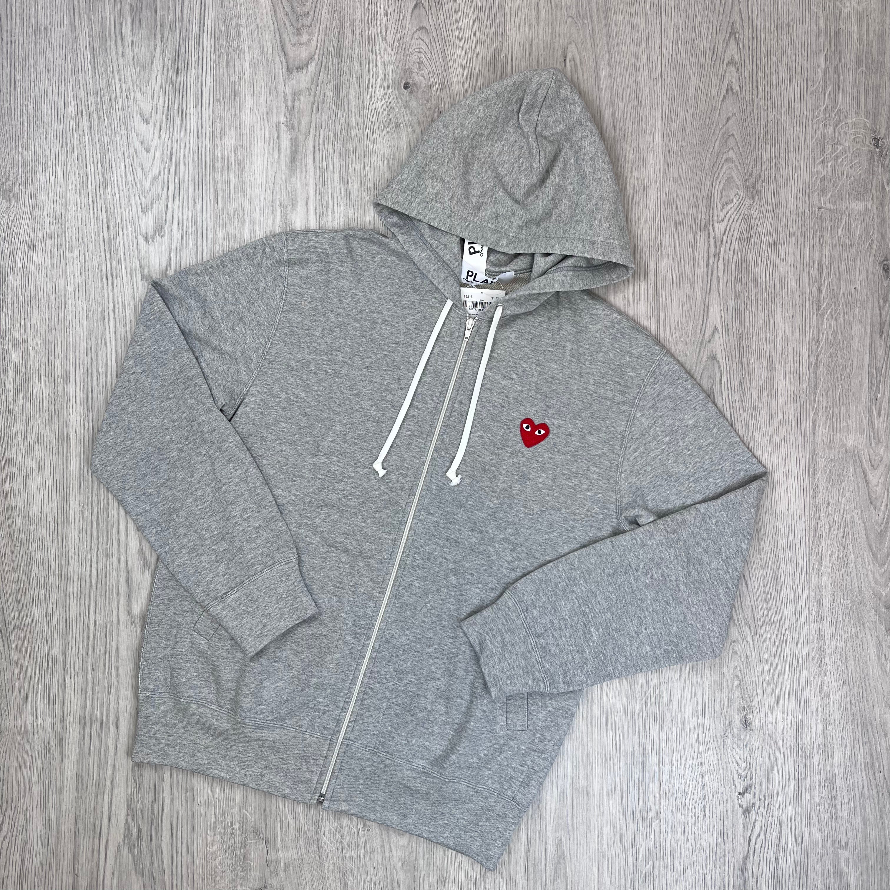 Comme des Garçons PLAY Hoodie - Grey