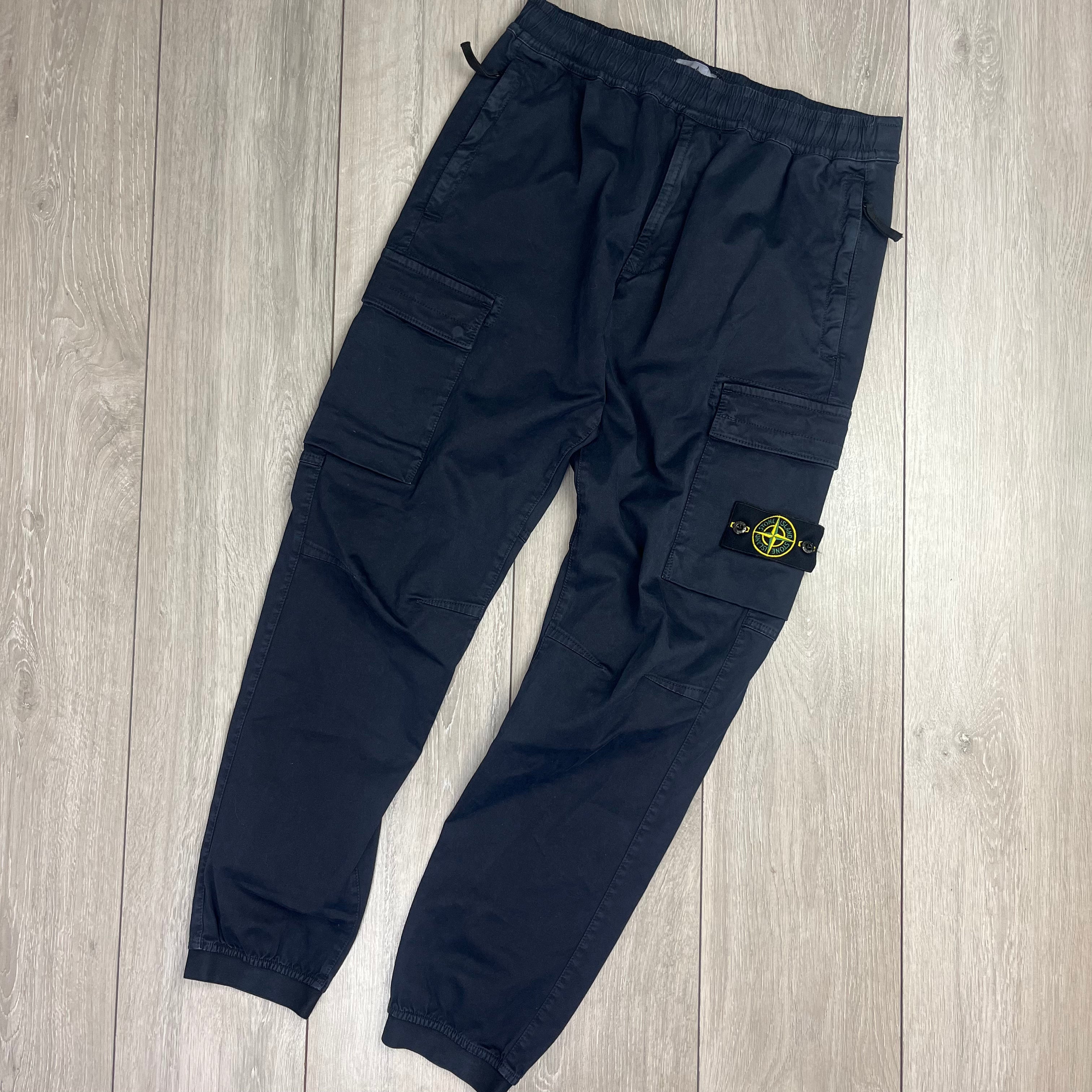 Stone Island Cargo Trousers - Navy