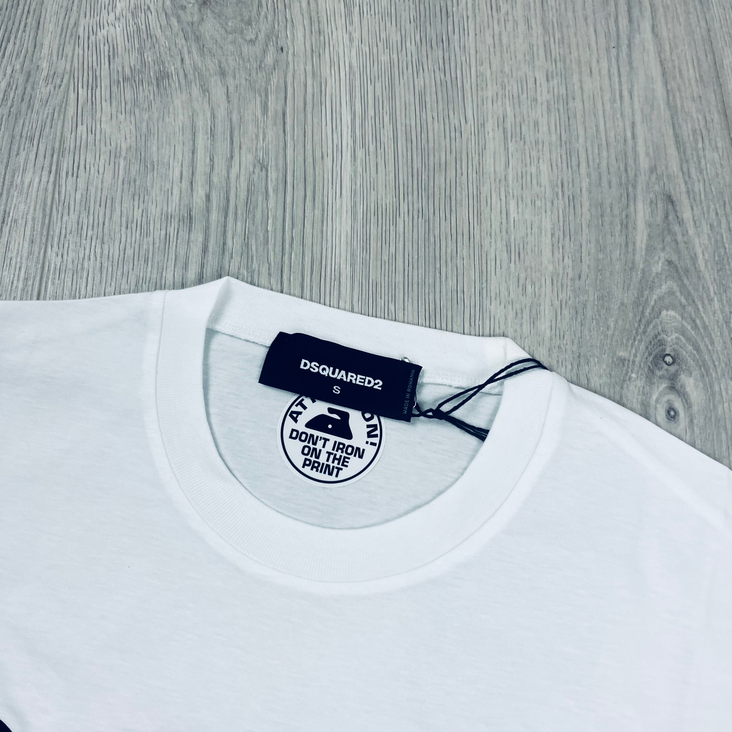 DSQUARED2 Printed T-Shirt - White