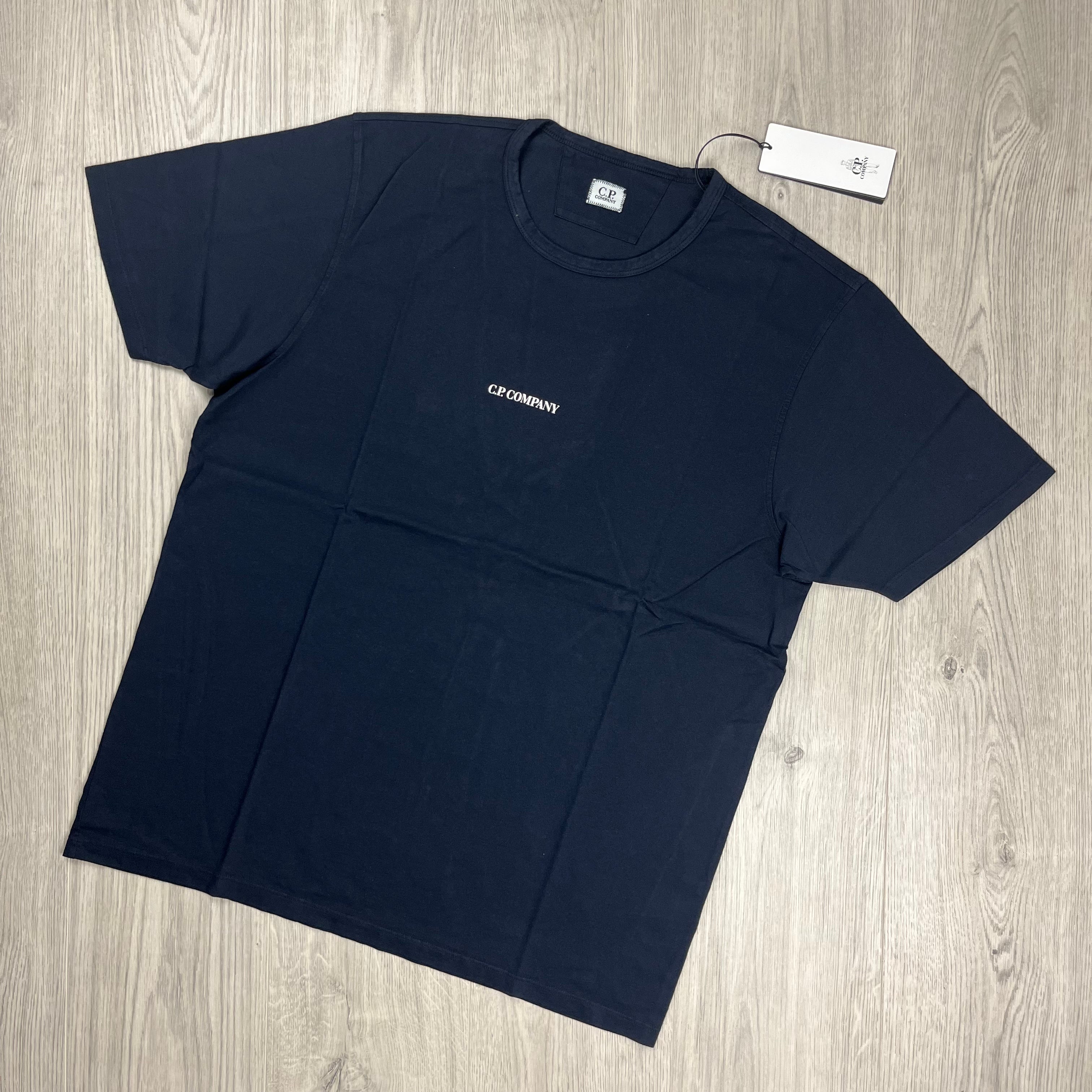 CP Company Printed T-Shirt - Navy