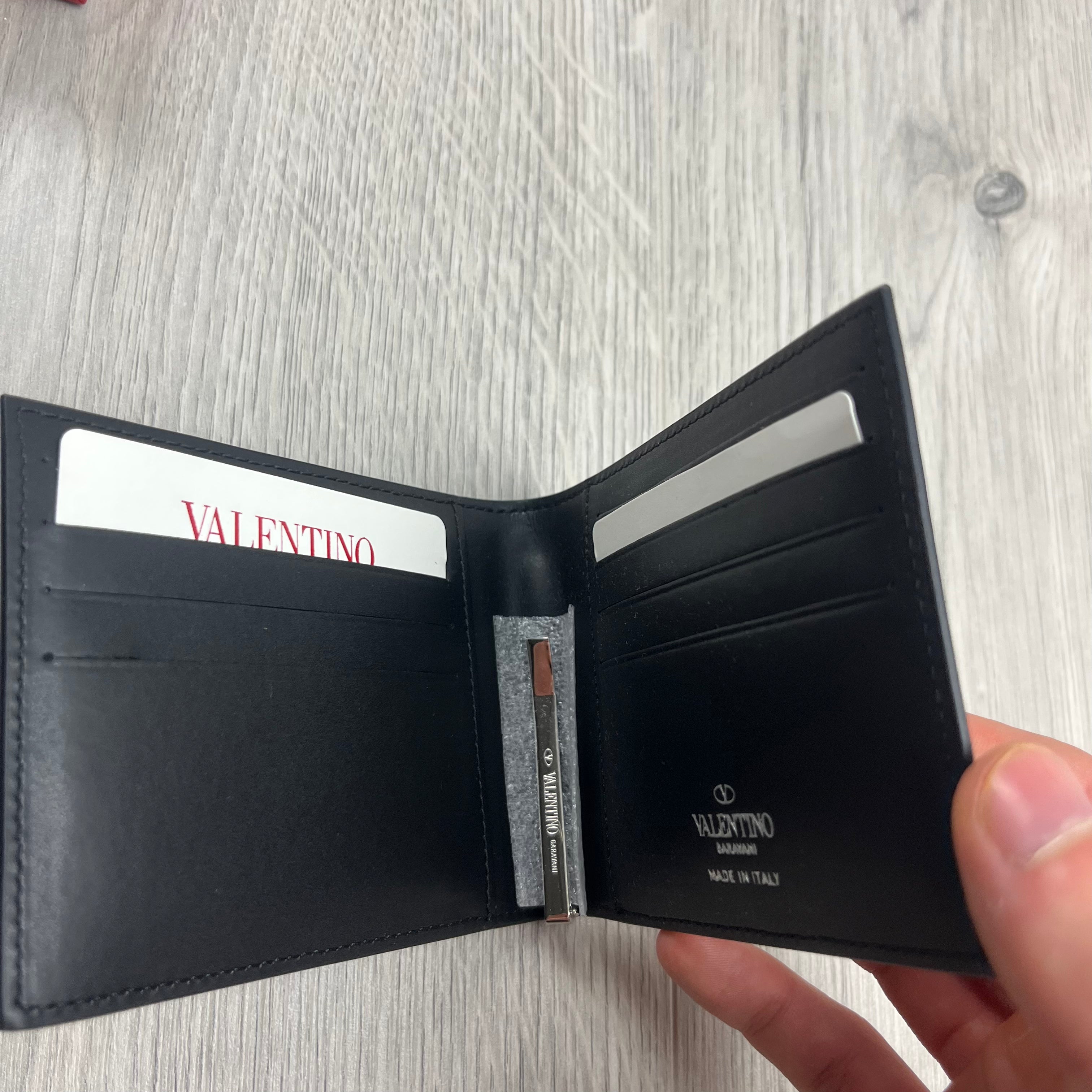 Valentino Leather Wallet - Black