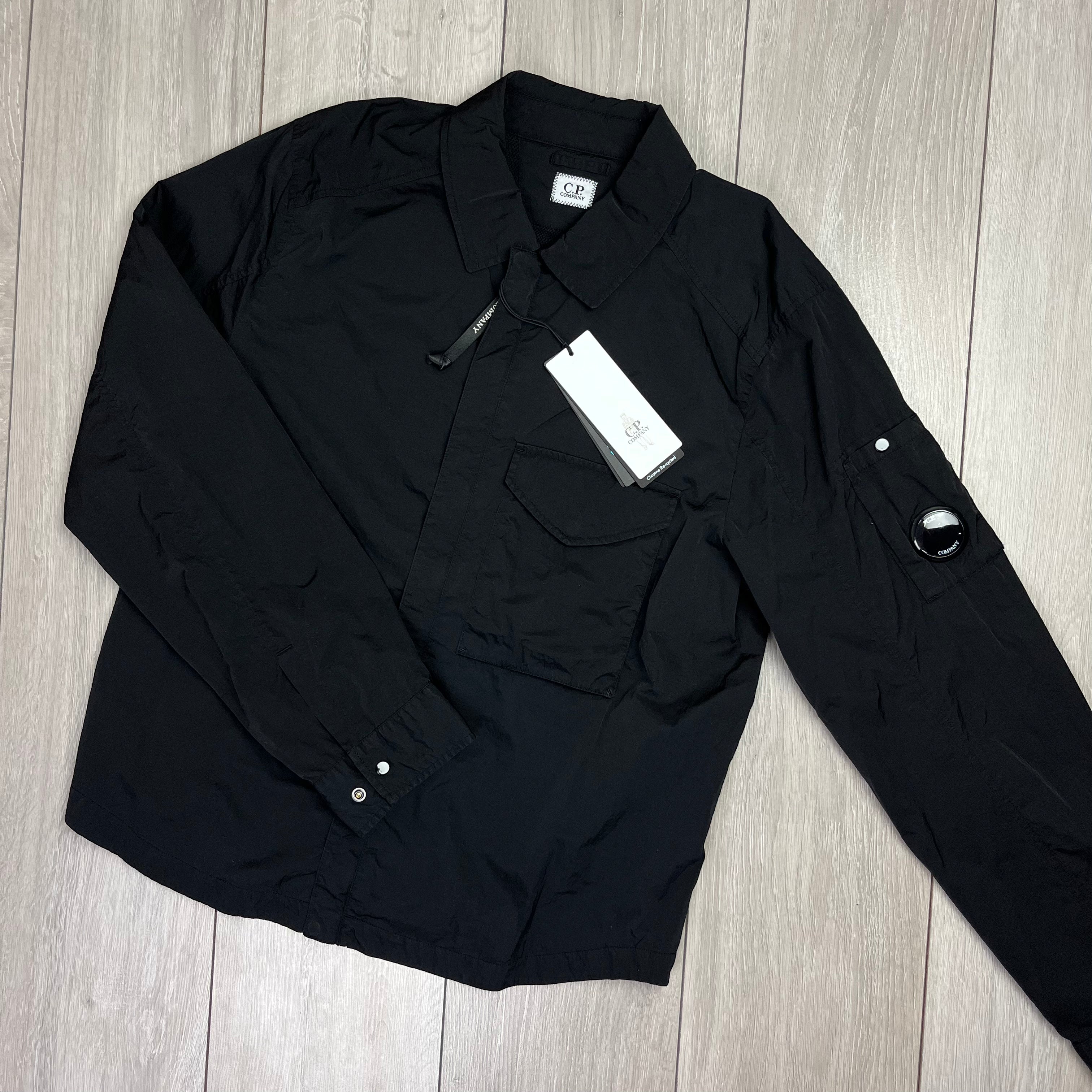 CP Company Chrome Overshirt - Black