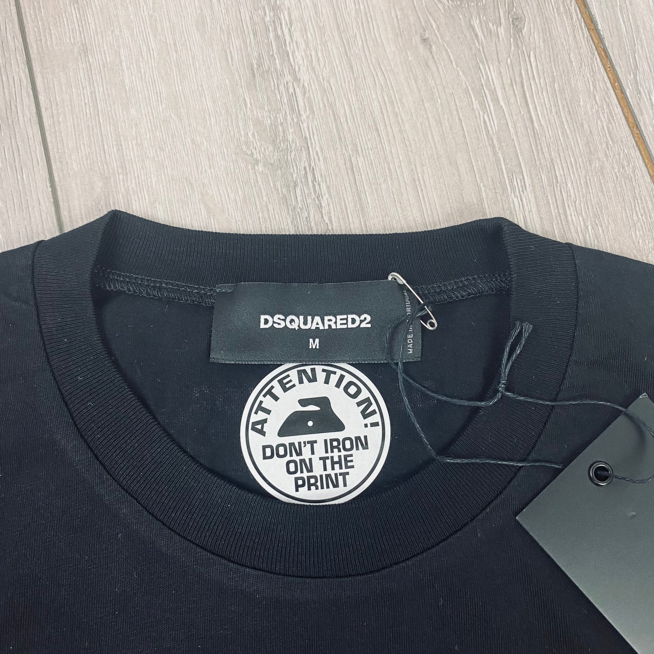 DSQUARED2 Printed T-Shirt - Black