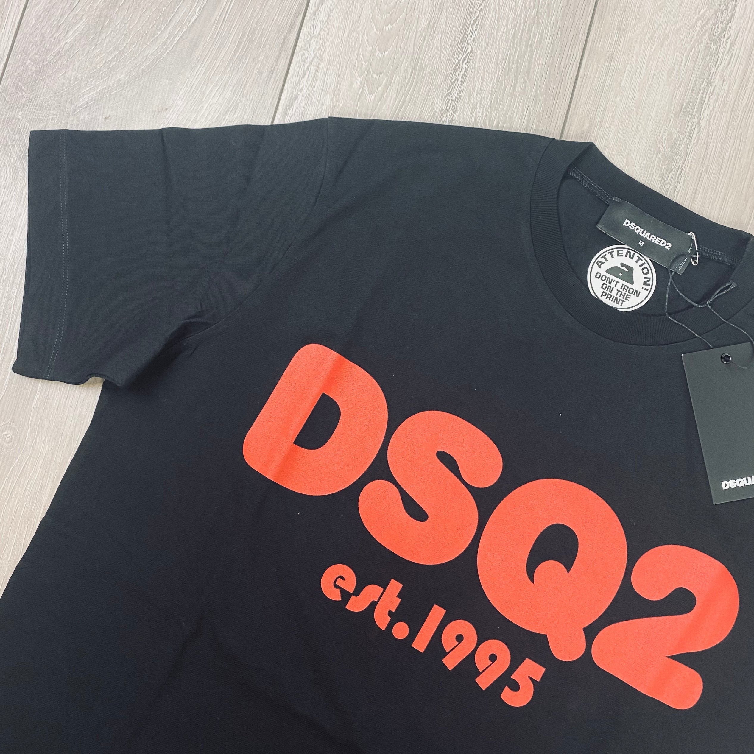 DSQUARED2 Printed T-Shirt - Black