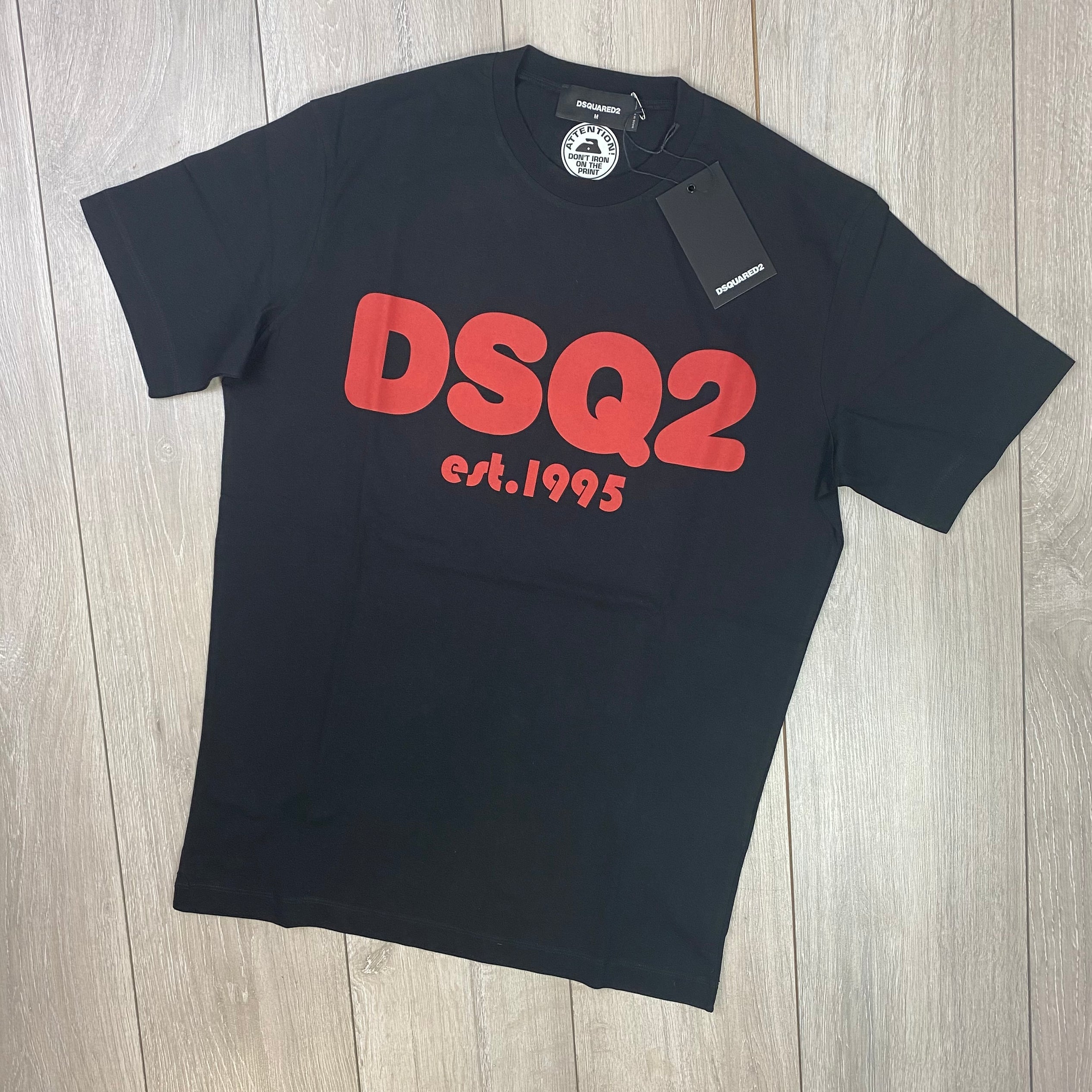 DSQUARED2 Printed T-Shirt - Black