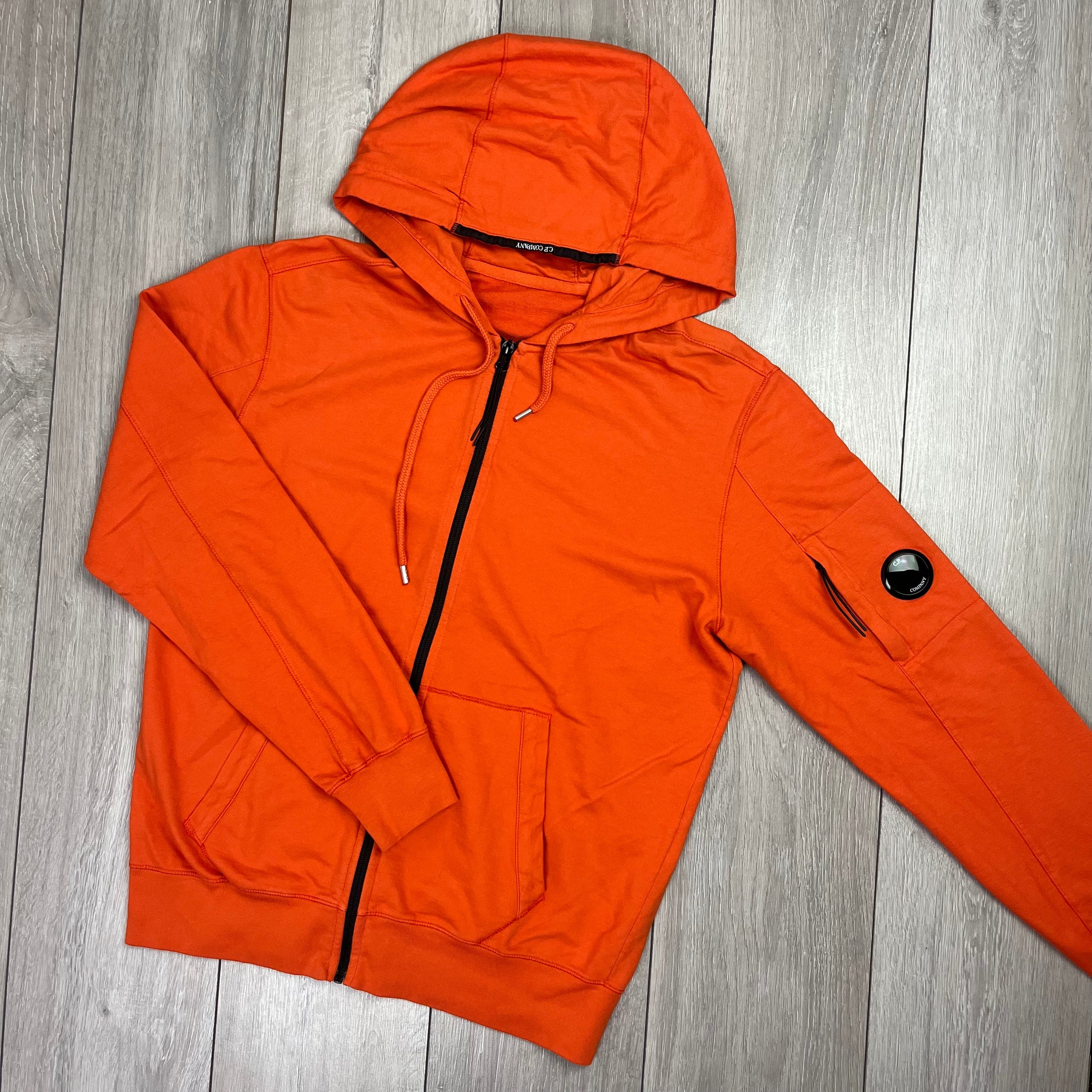 CP Company Zip Hoodie - Pumpkin