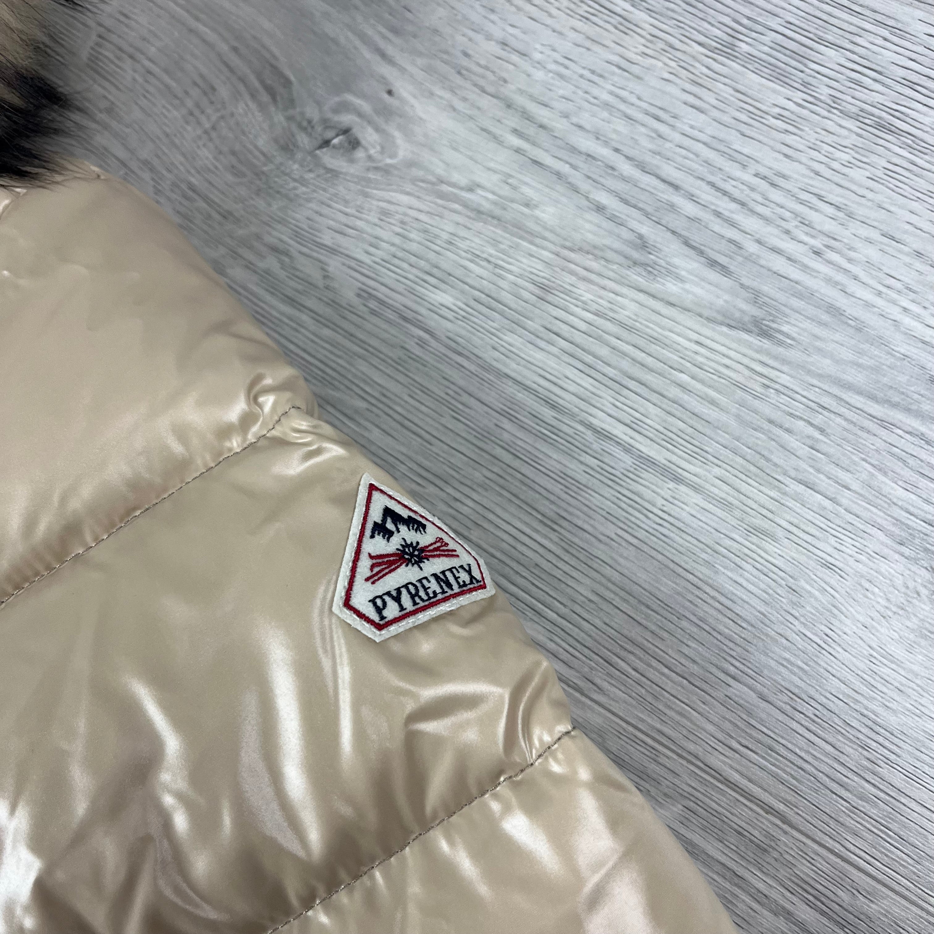 Women's Pyrenex 'Authentic' Down Jacket in Iced Coffee Beige. On sale at Open Attire.