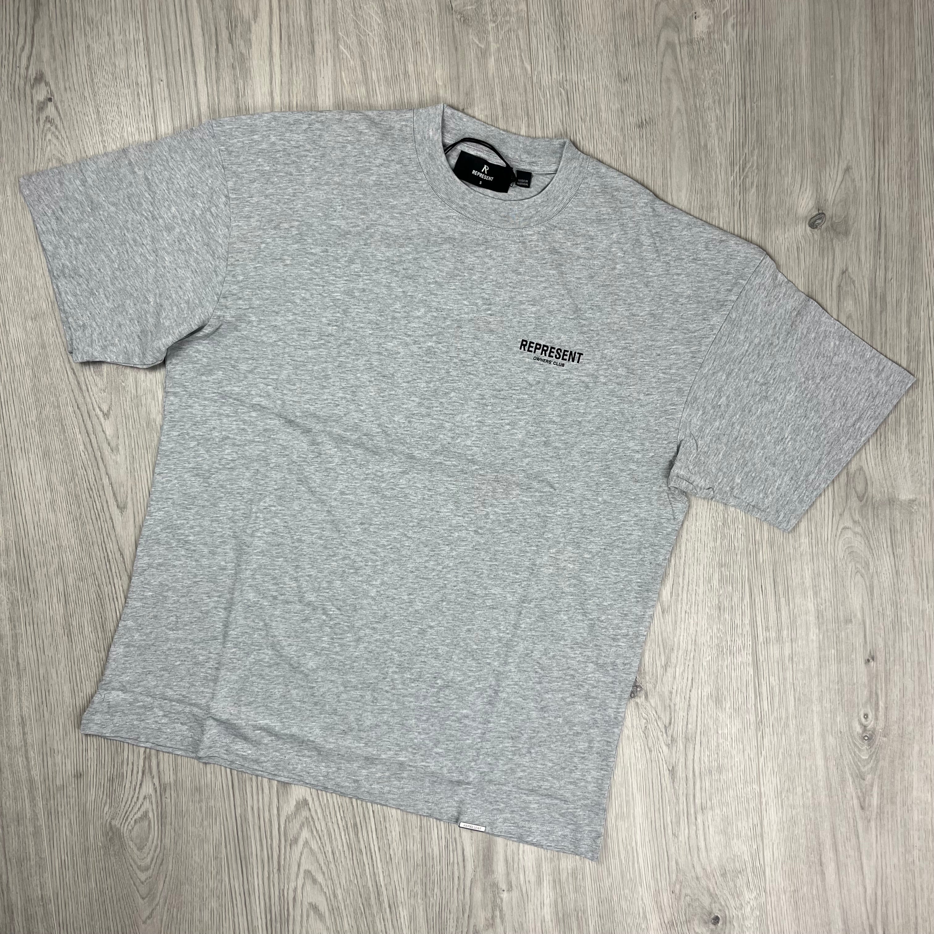 Represent Owners Club T-Shirt in Grey. On sale at Open Attire.