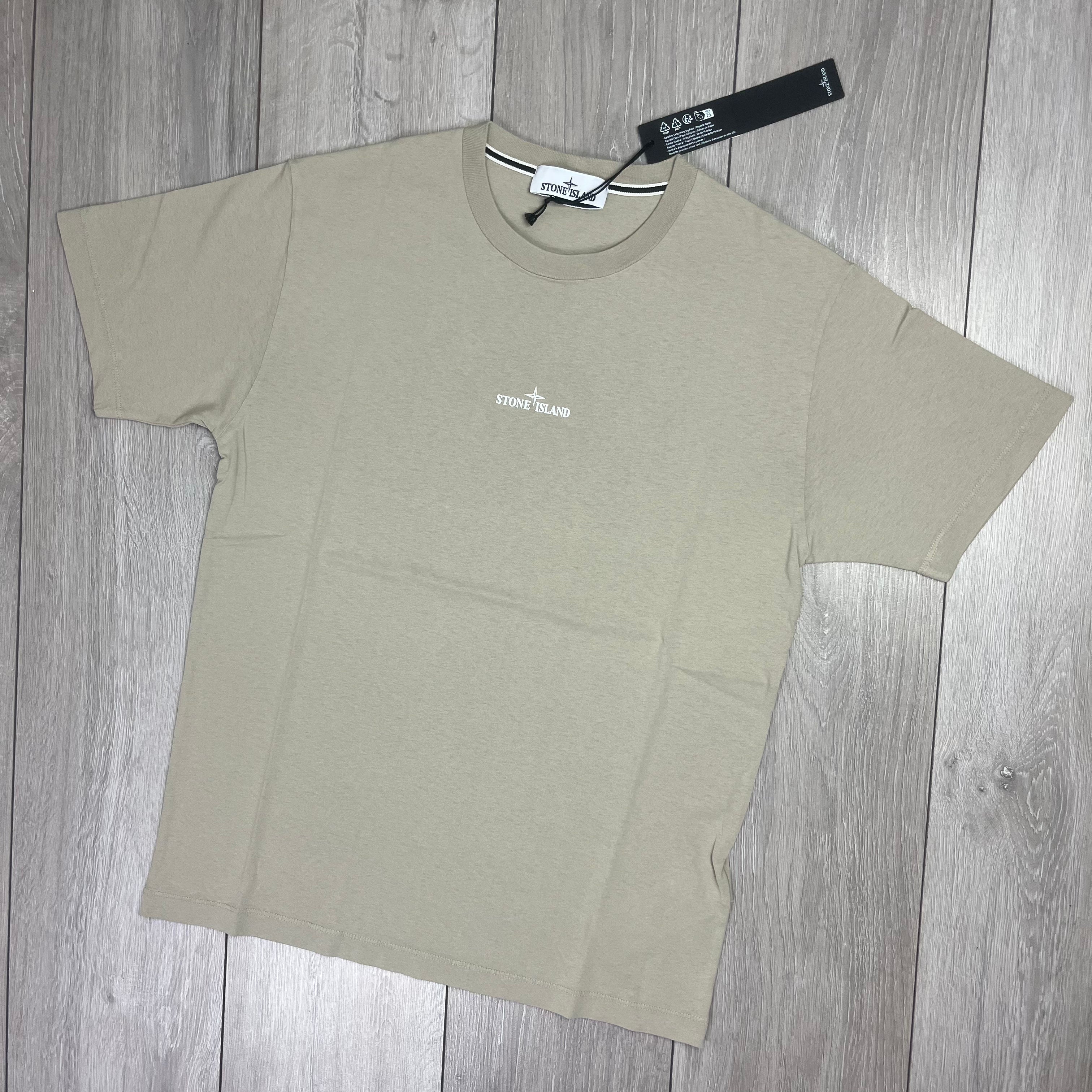 Stone Island Printed T-Shirt - Dove Grey