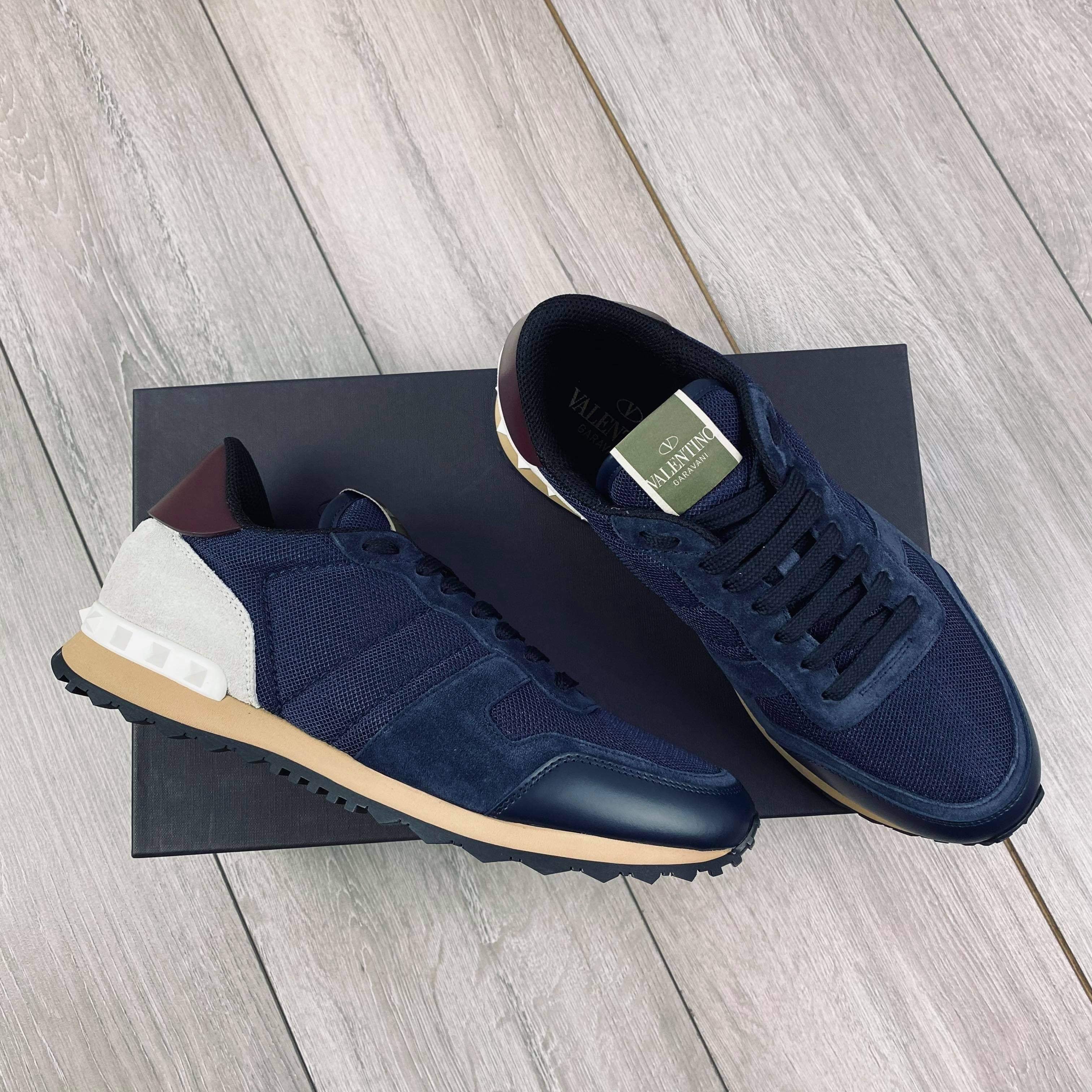 Valentino Rockrunner Sneakers - Navy