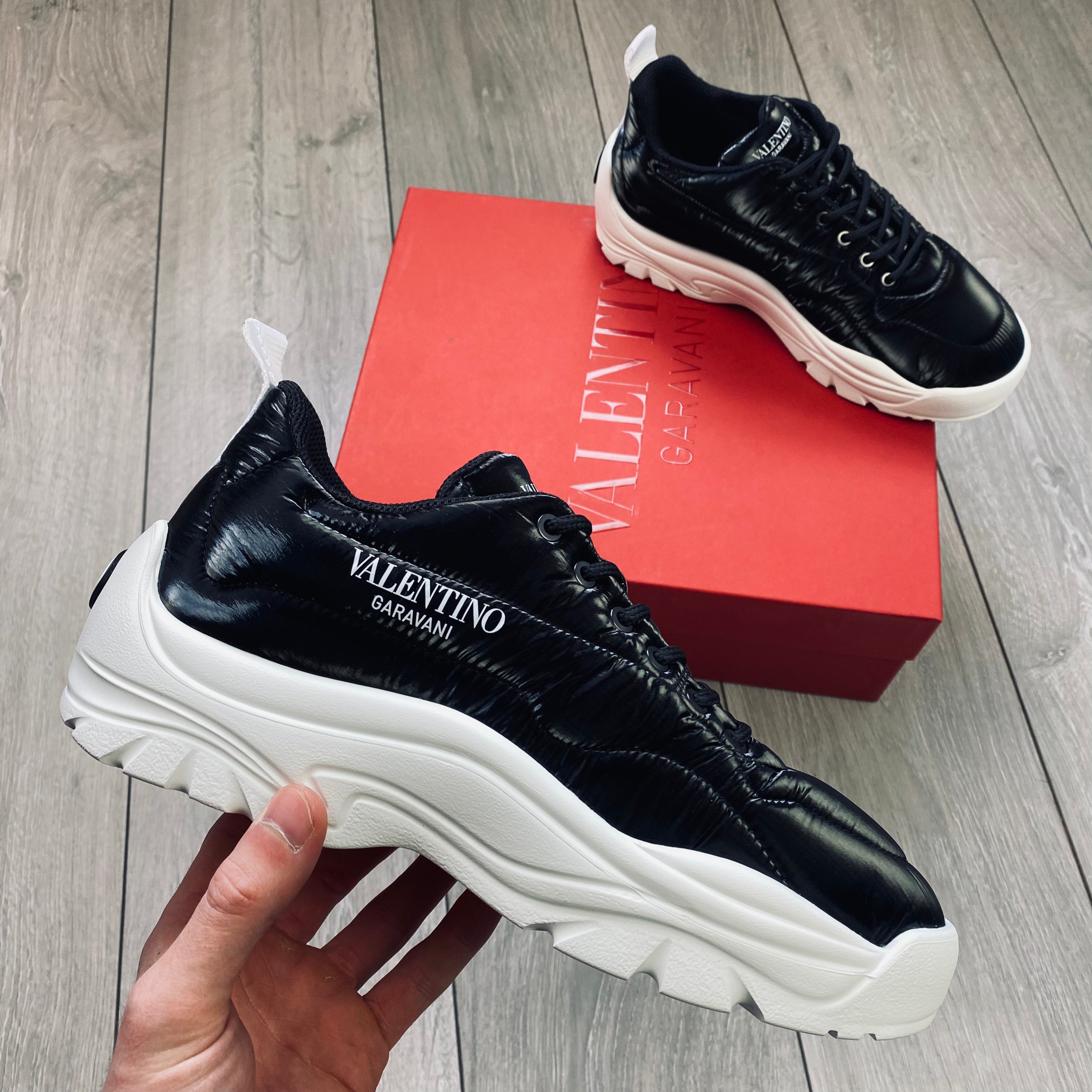 Valentino Gumboy Sneakers - Black