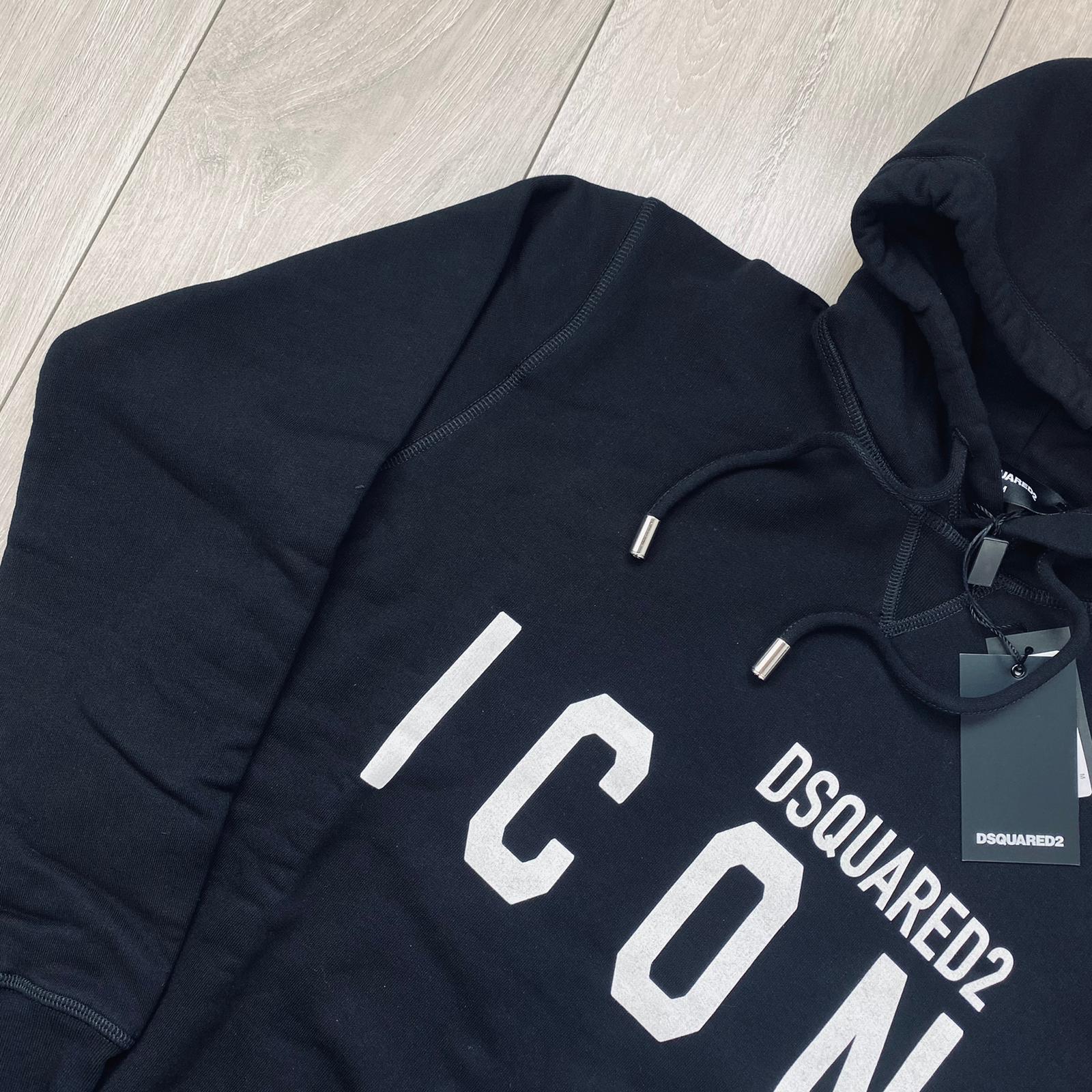 DSQUARED2 ICON Hoodie - Black