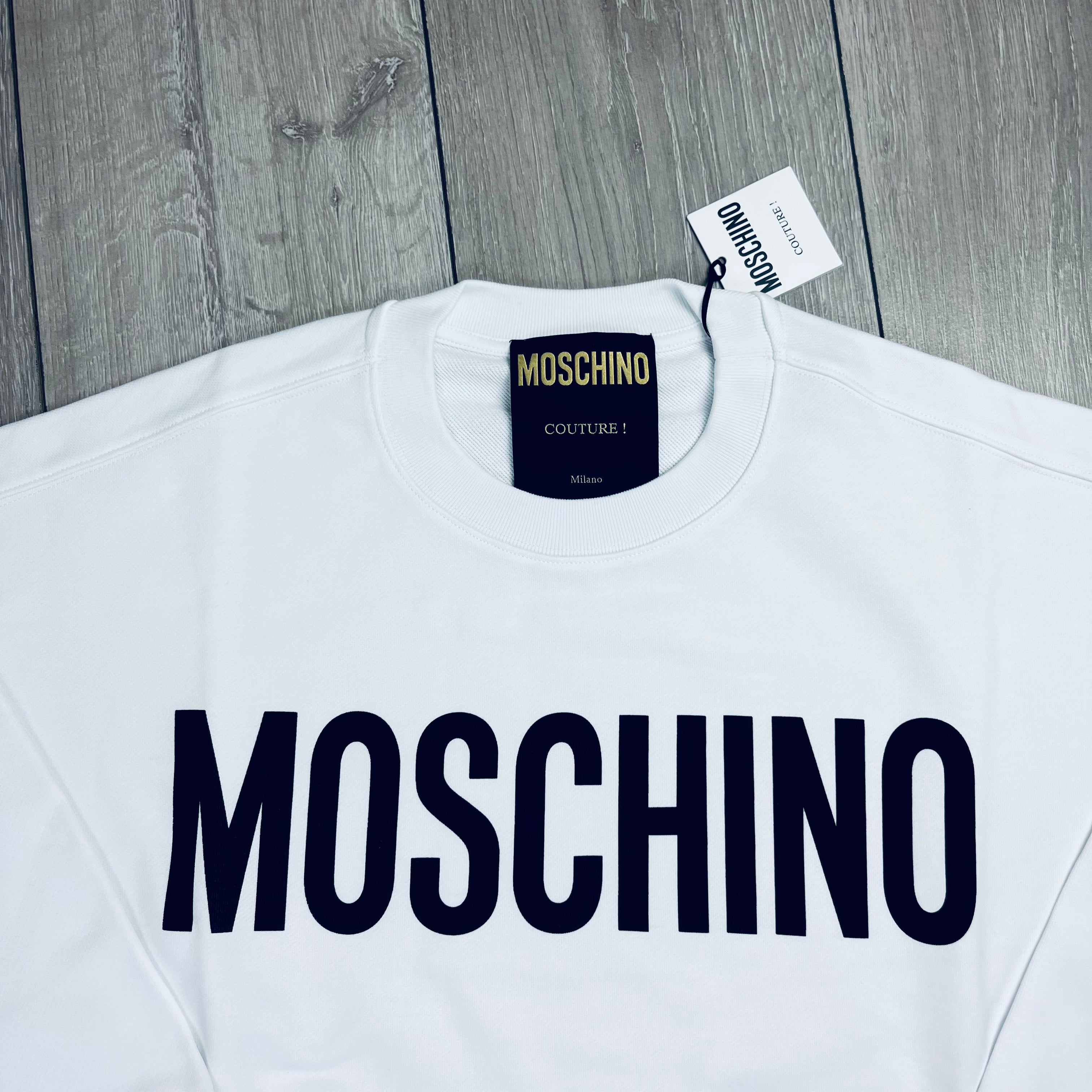 Moschino Printed Sweatshirt - White