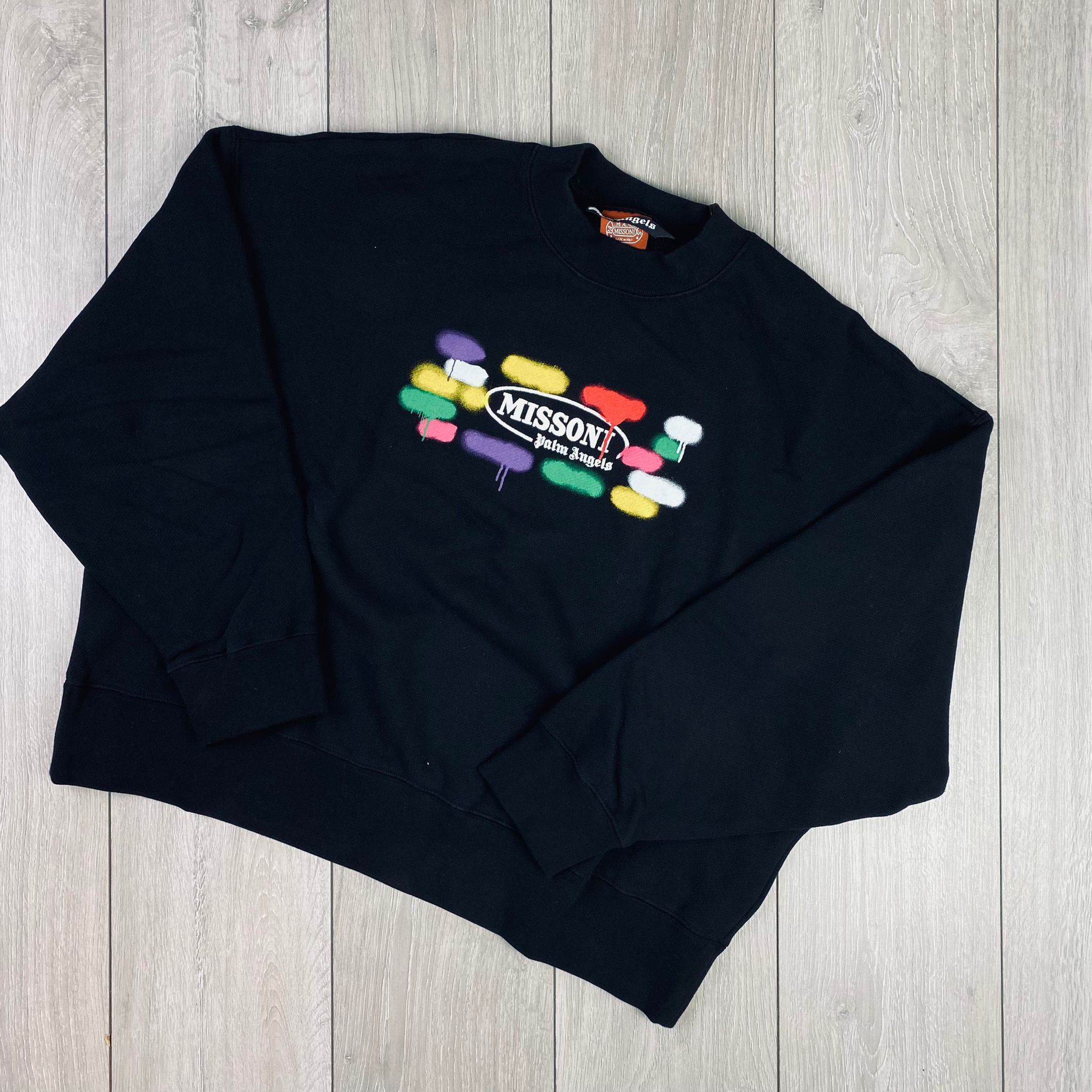 Palm Angels Oversized Sweatshirt - Black