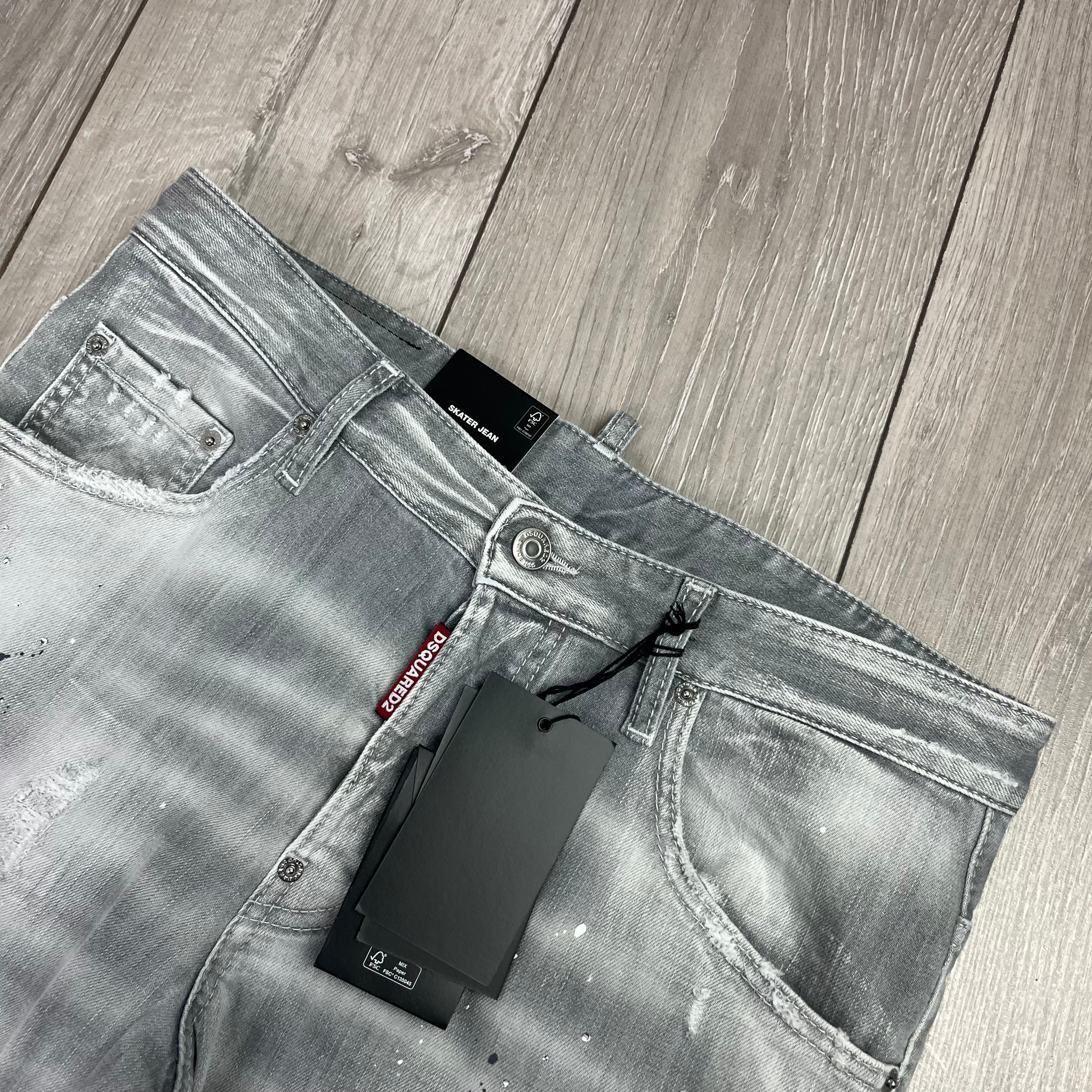 DSQUARED2 Cropped Jeans - Grey