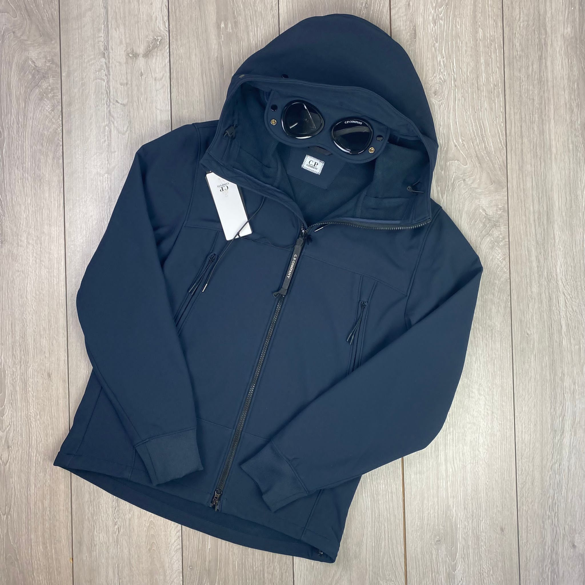 CP Company Shell Goggle Jacket - Navy