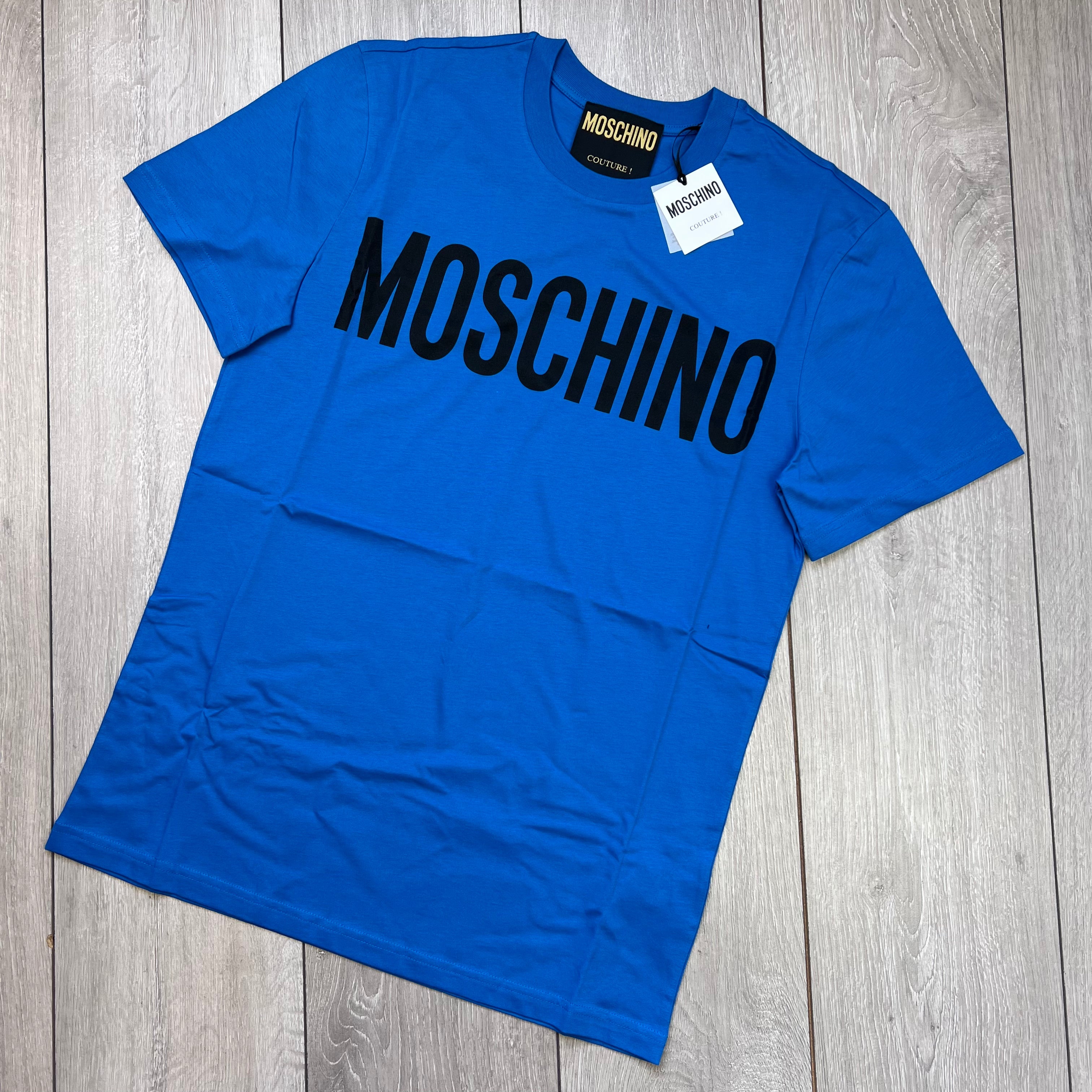 Moschino Printed T-Shirt - Blue