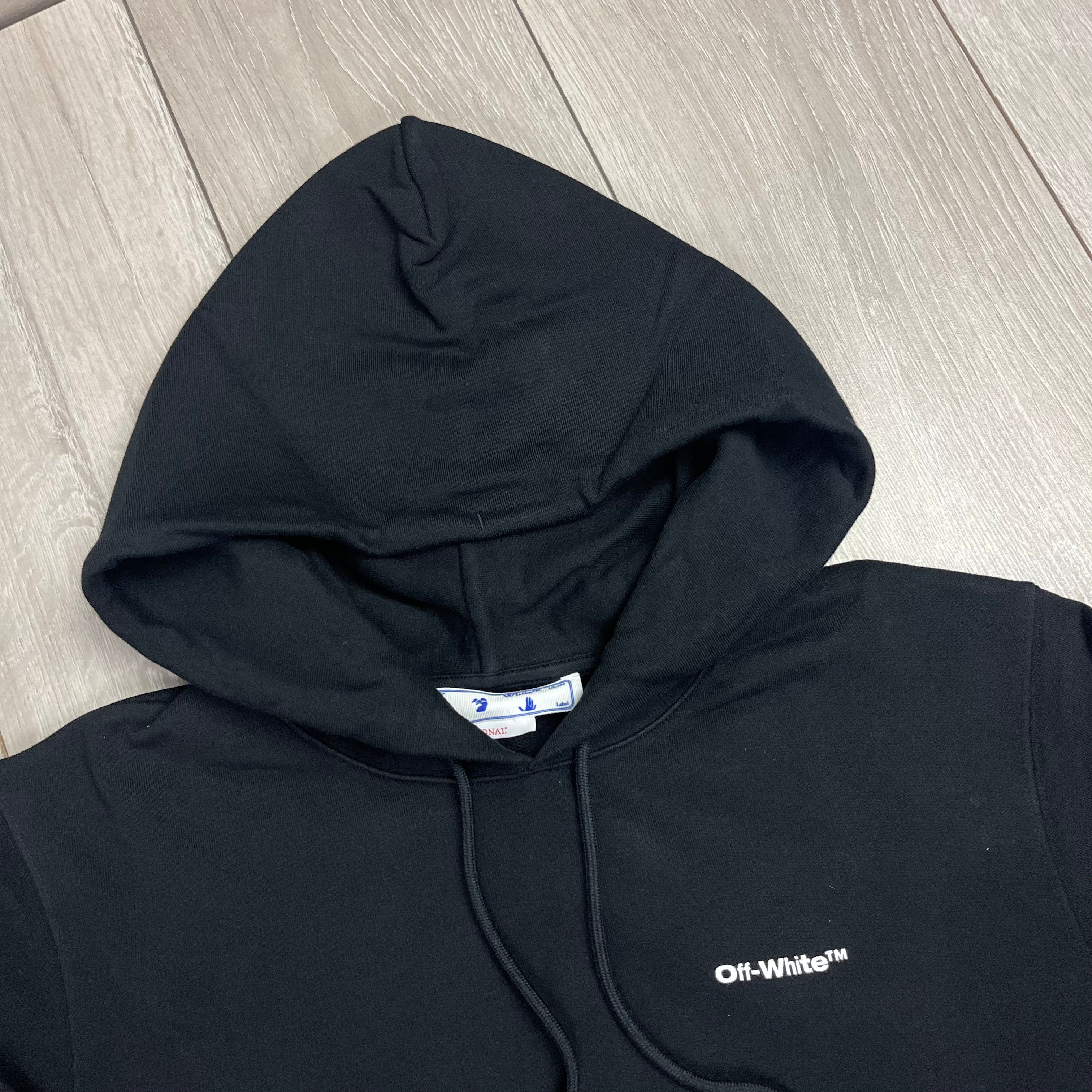 Off-White Graphic Hoodie - Black