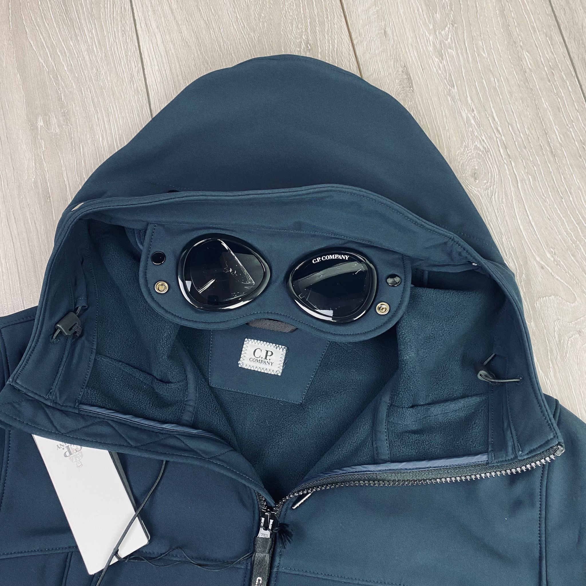 CP Company Shell Goggle Jacket - Navy