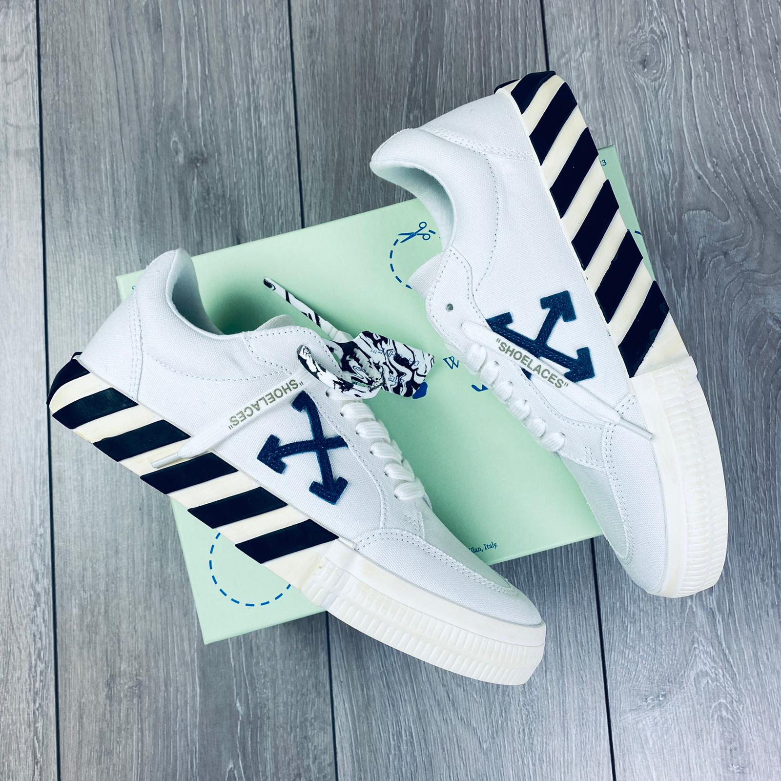 Off-White Canvas Sneakers - White