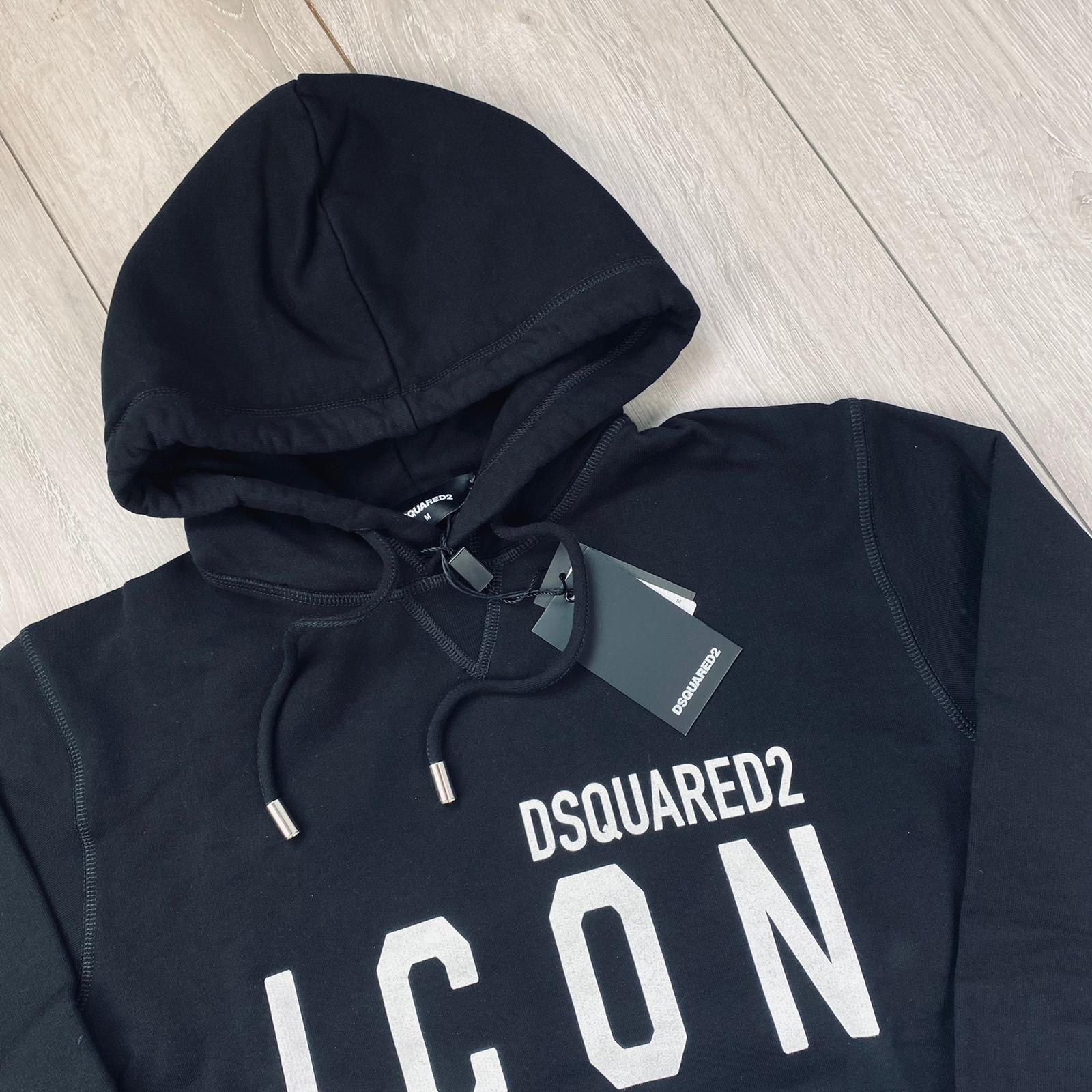 DSQUARED2 ICON Hoodie - Black