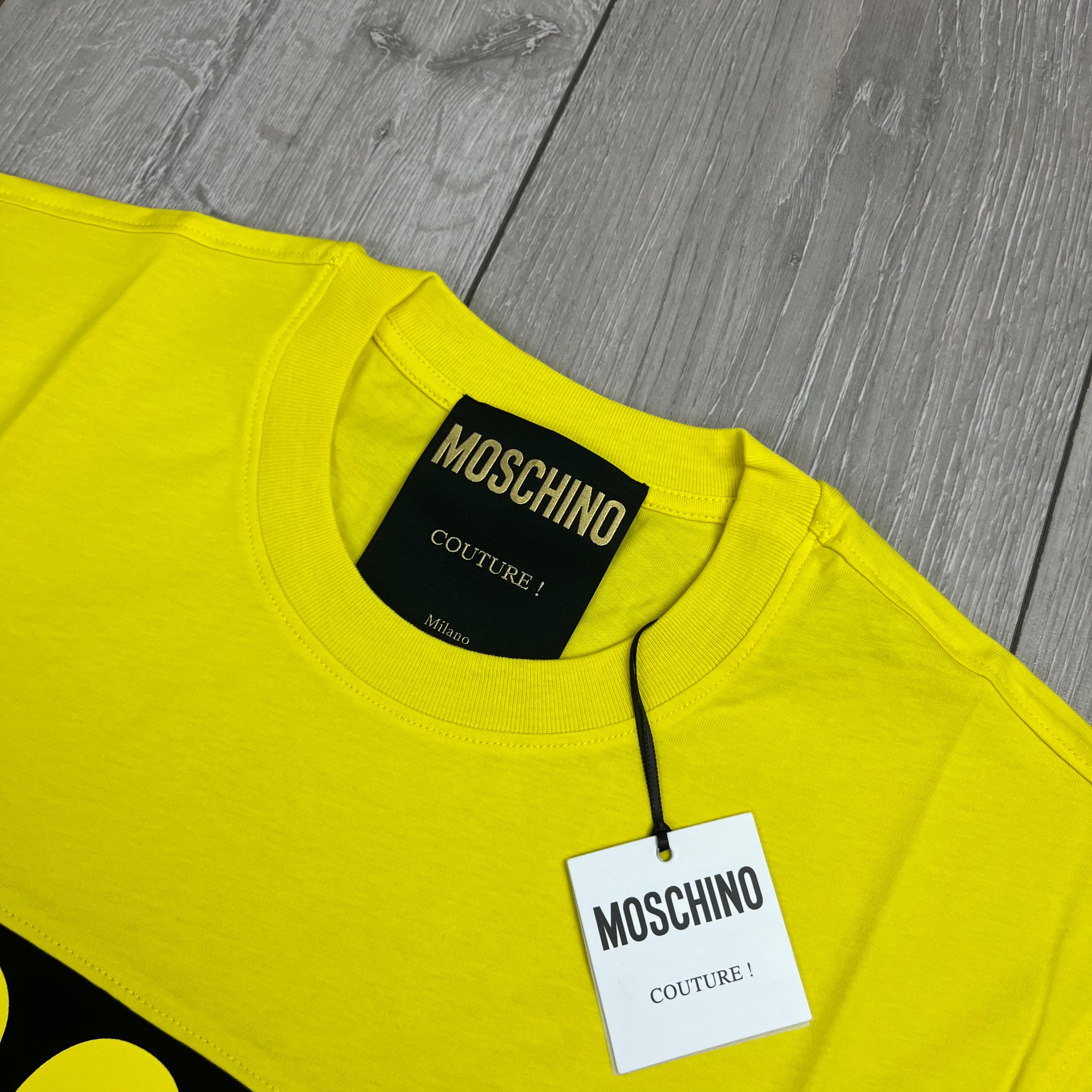 Moschino Printed T-Shirt - Yellow