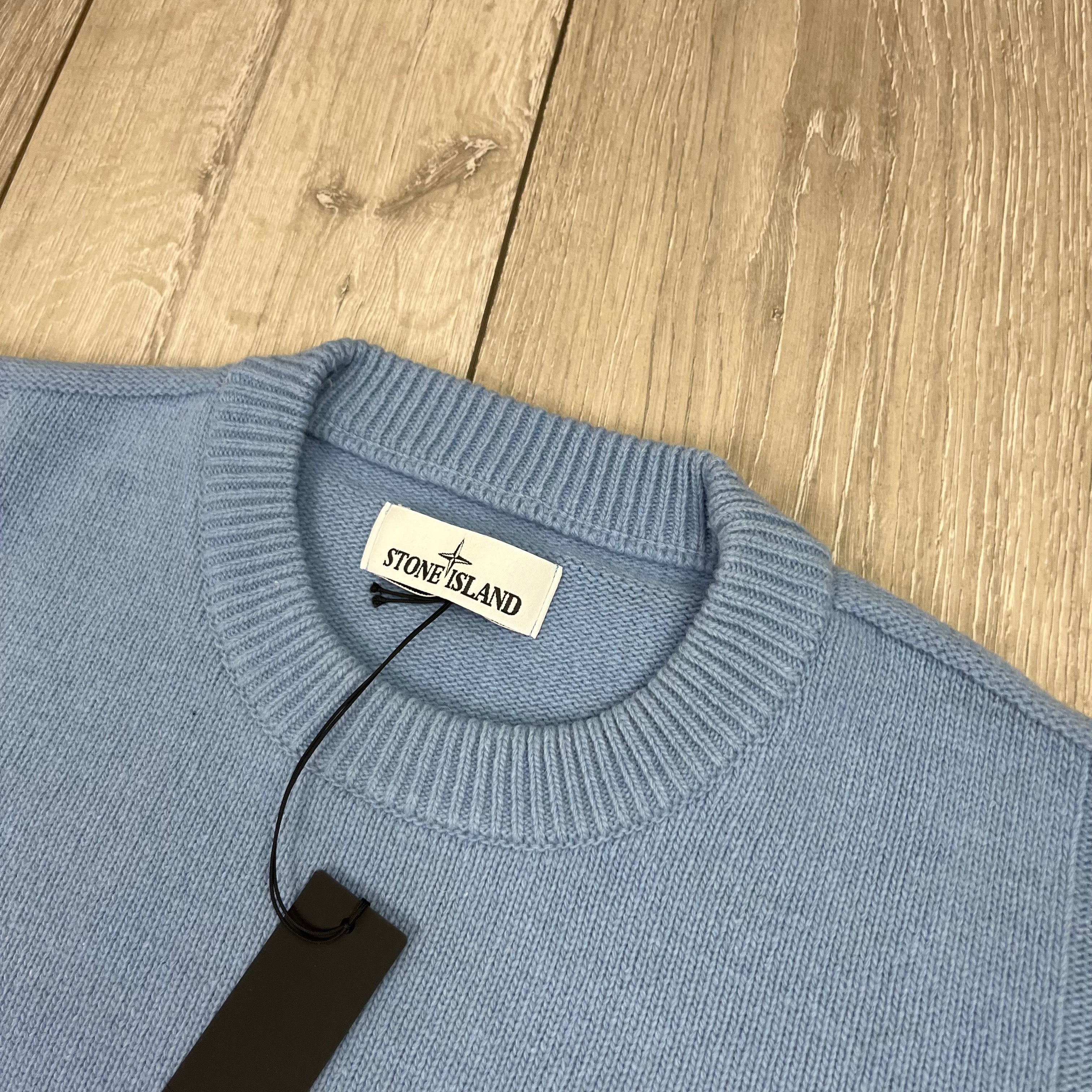 Stone Island Knit Sweatshirt - Mid Blue